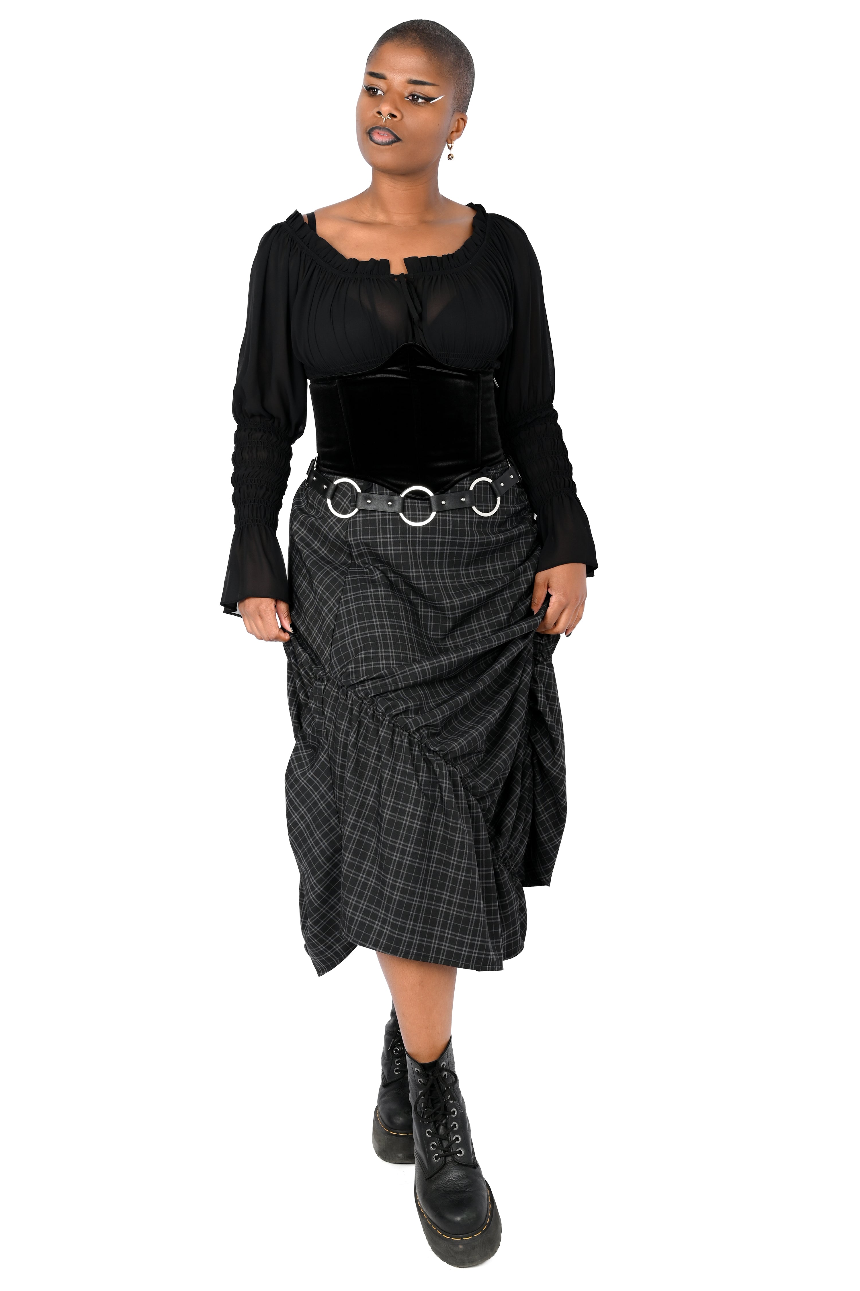 Cara Skirt - Plaid – FOXBLOOD