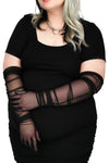 Mesh Long Gloves