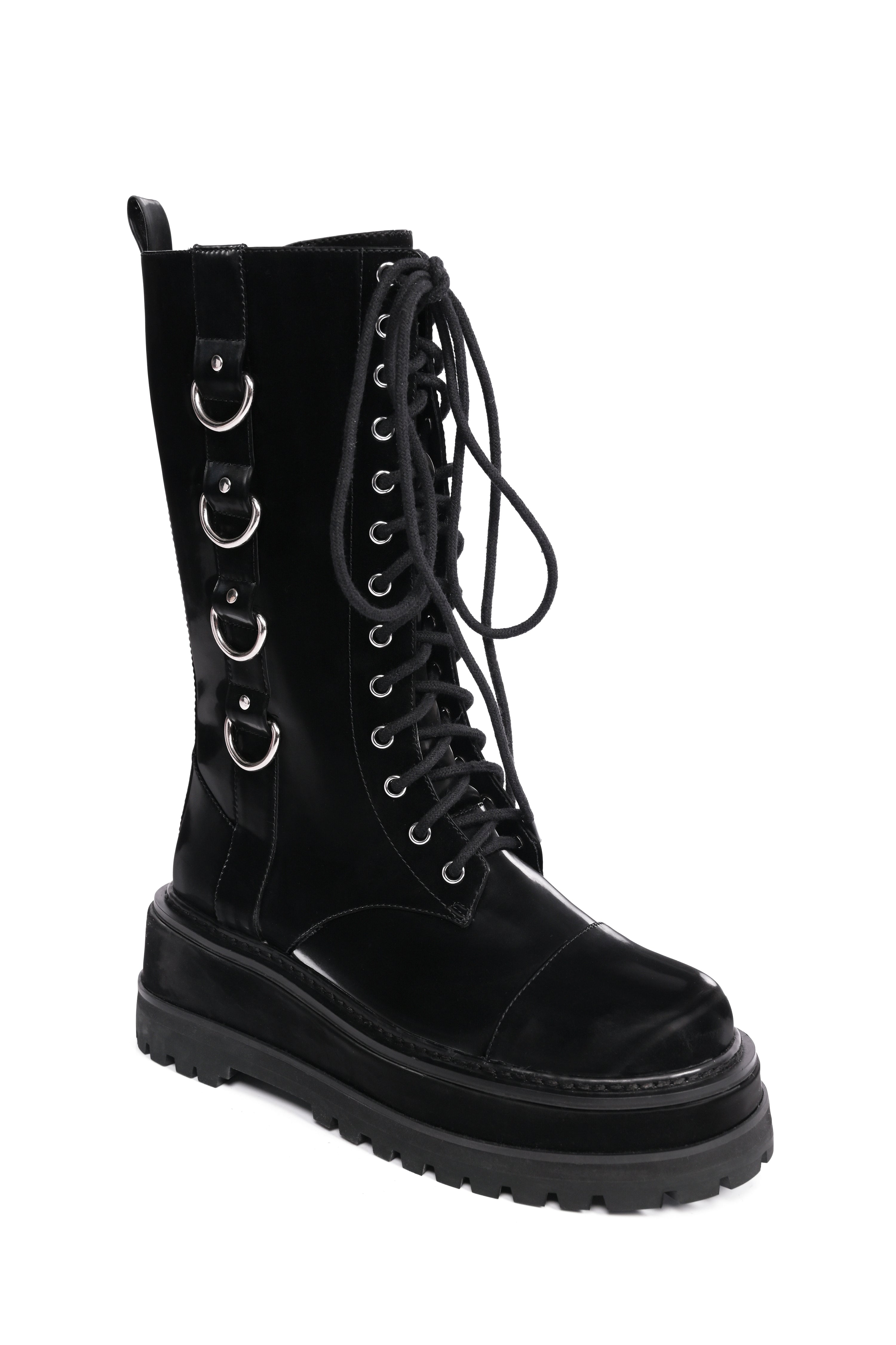 Trent Black Liquid Velvet Boots – FOXBLOOD