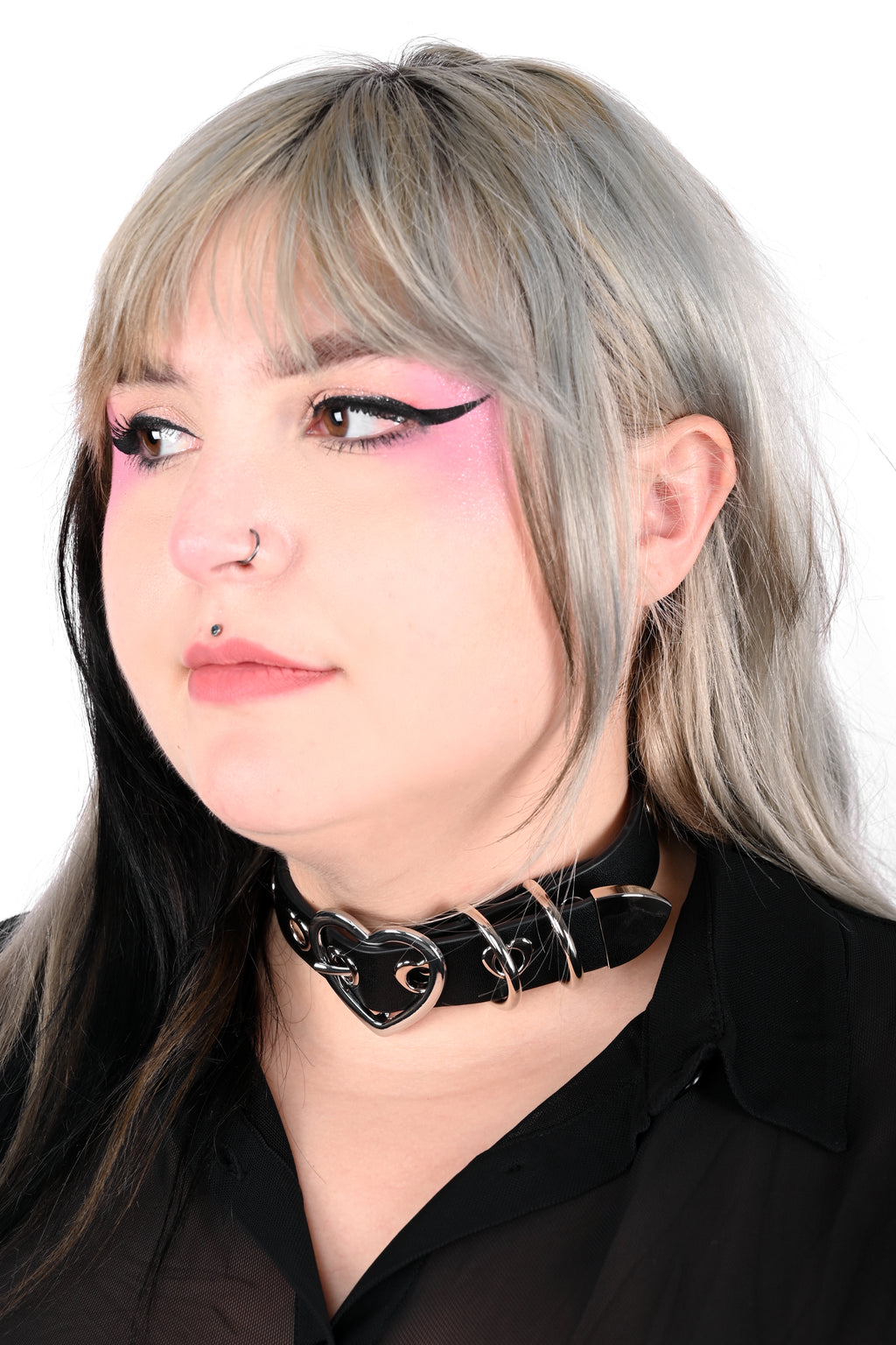 Amor Choker Necklace - Black