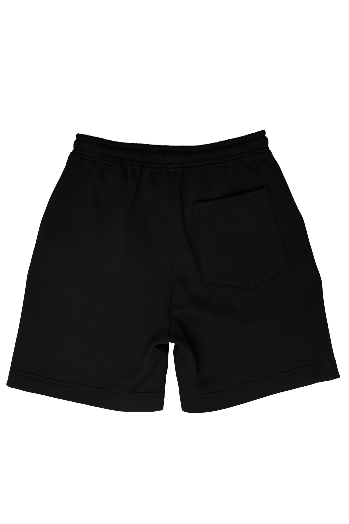 black fleece shorts
