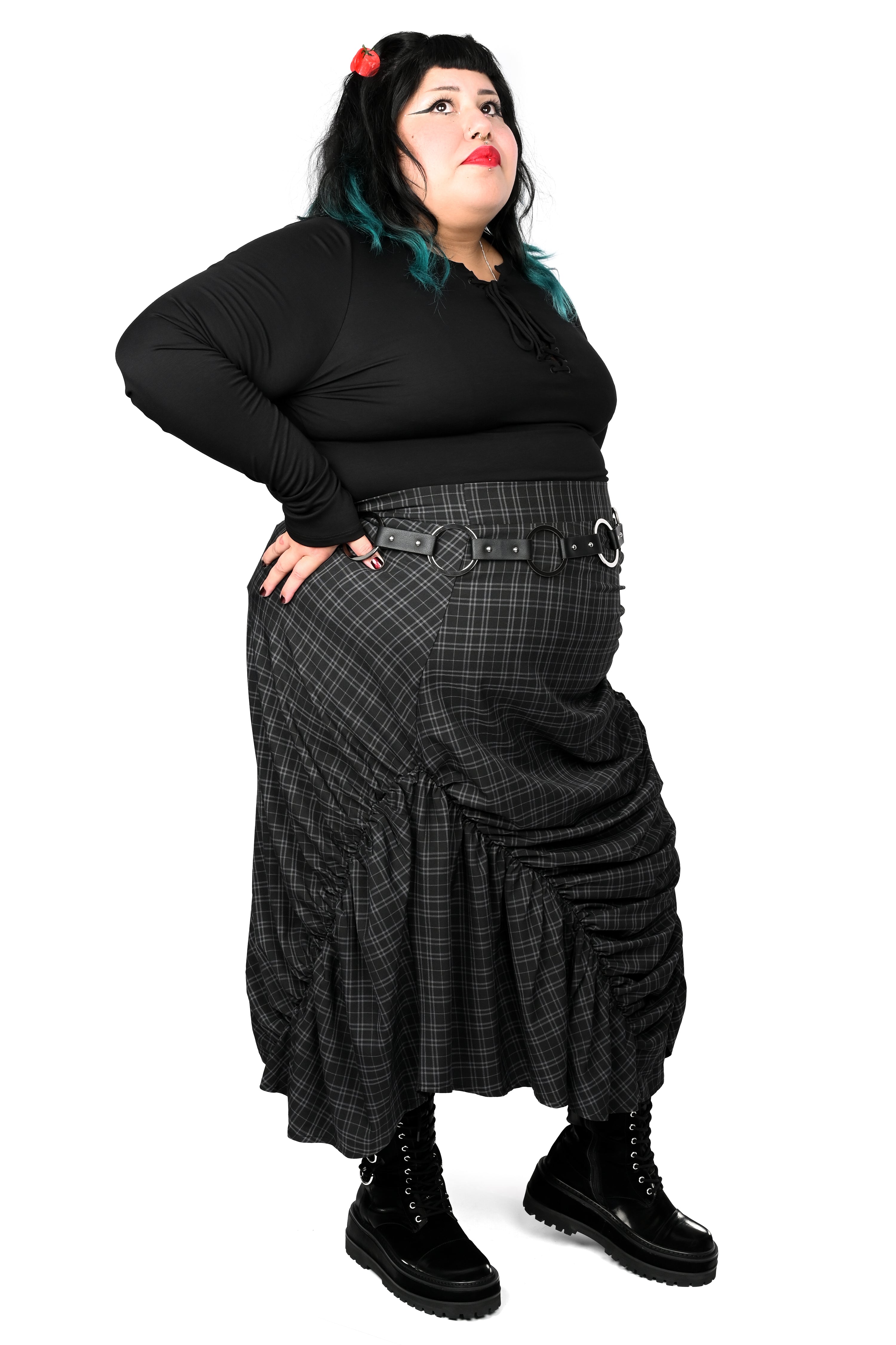 Cara Skirt - Plaid – FOXBLOOD