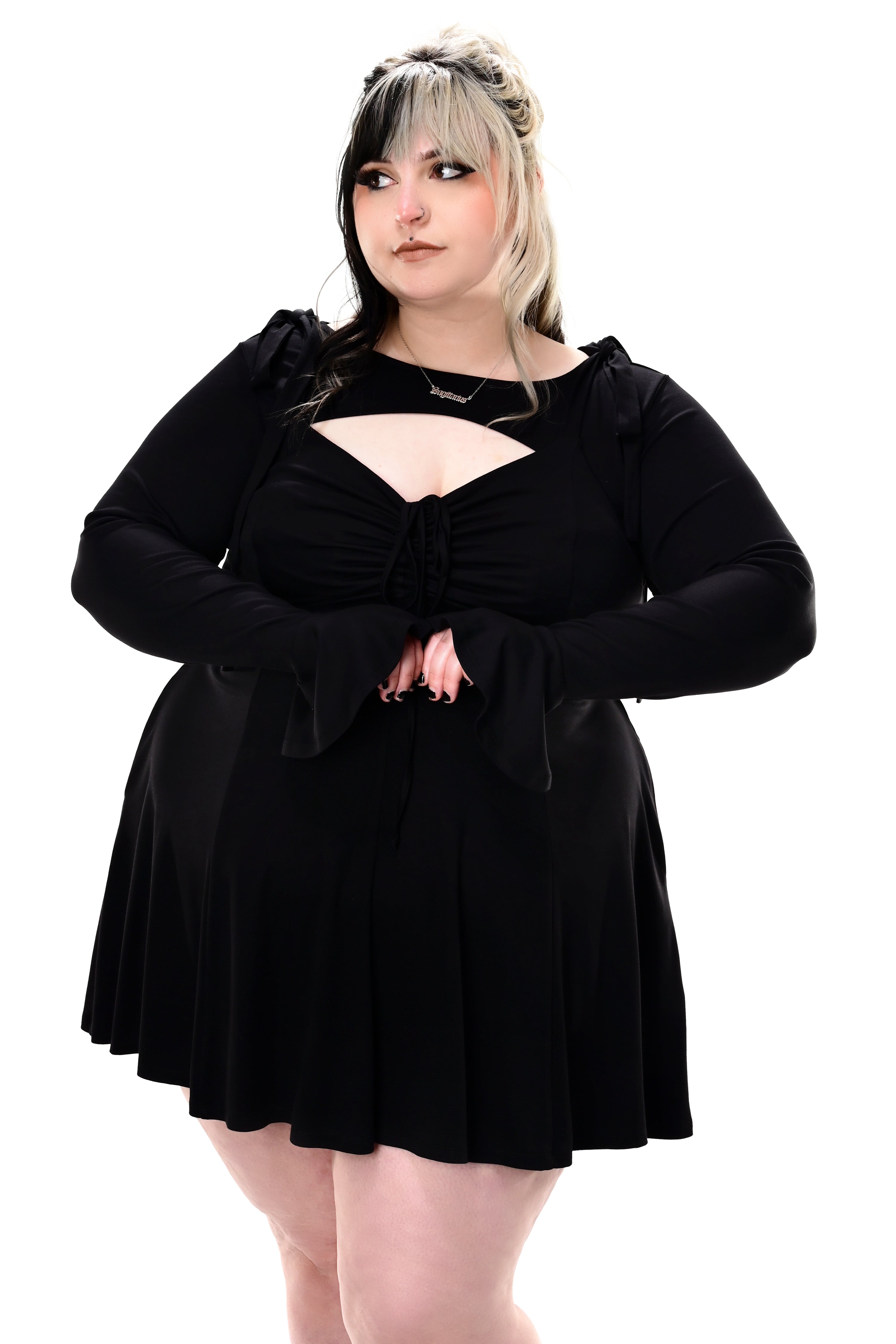 Mini Bell Sleeve Pullover Bolero - M & XL left! – FOXBLOOD