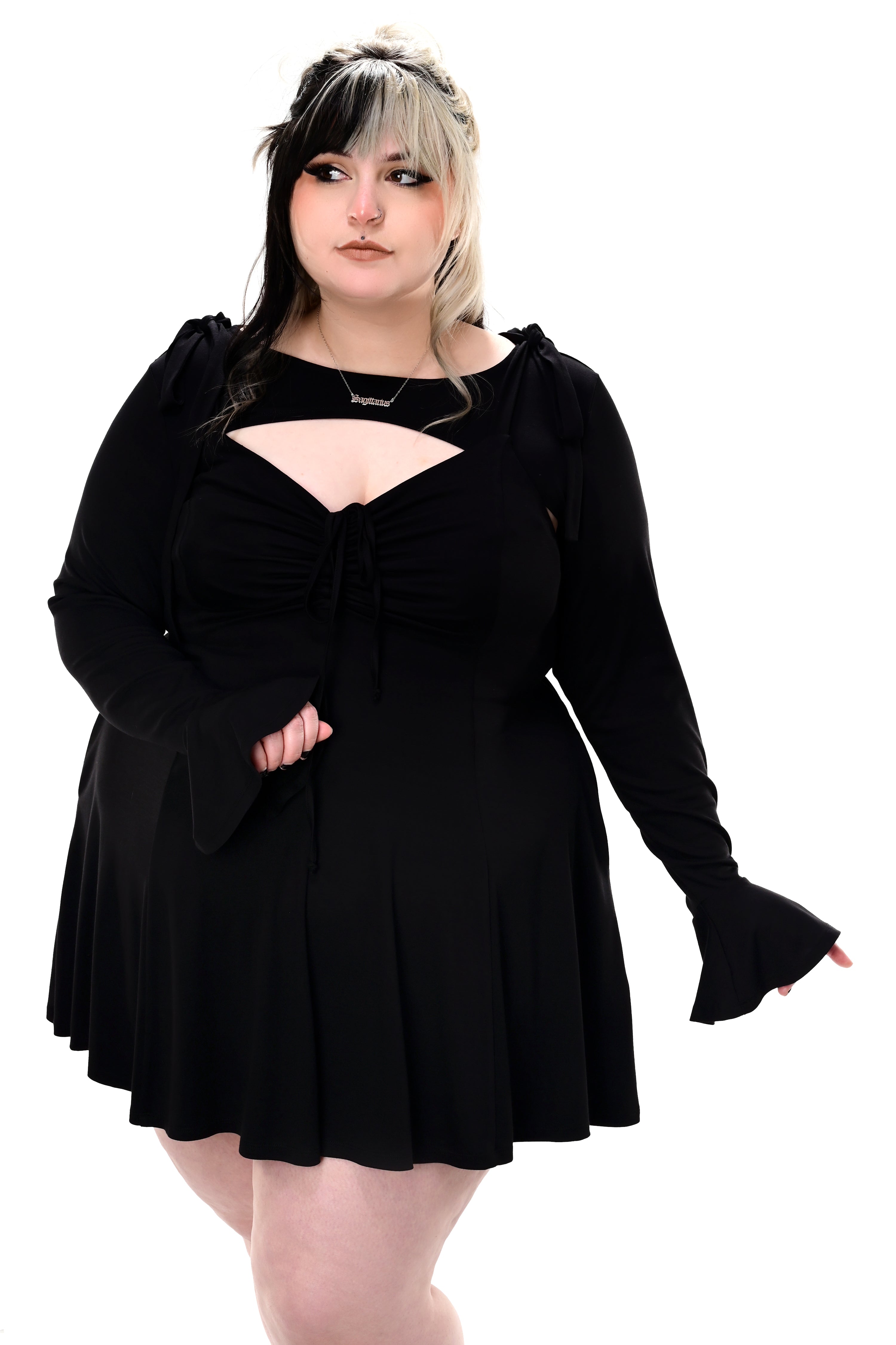 Mini Bell Sleeve Pullover Bolero – FOXBLOOD