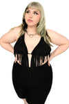 Fringe Triangle Top