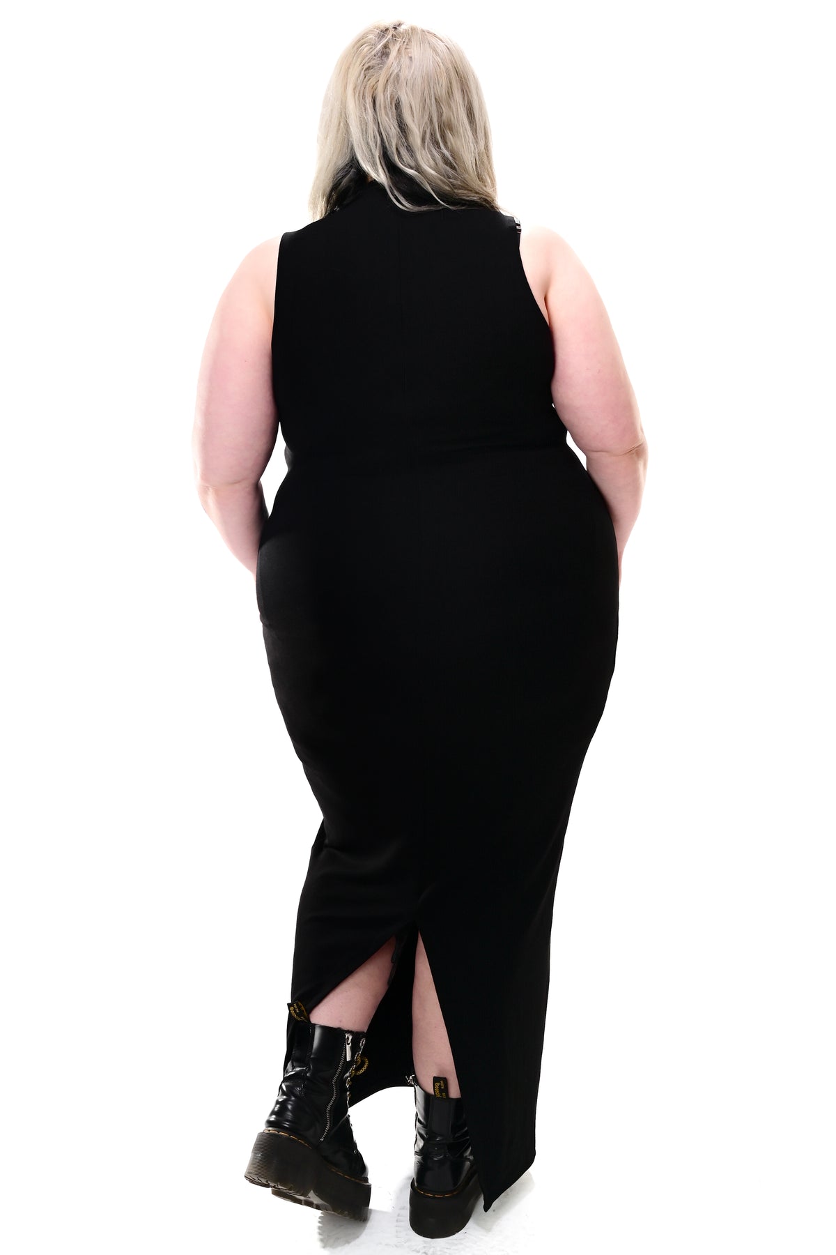 black cross back high neck maxi dress ASOS DESIGN glitter knit cowl maxi dress with cross-back in black