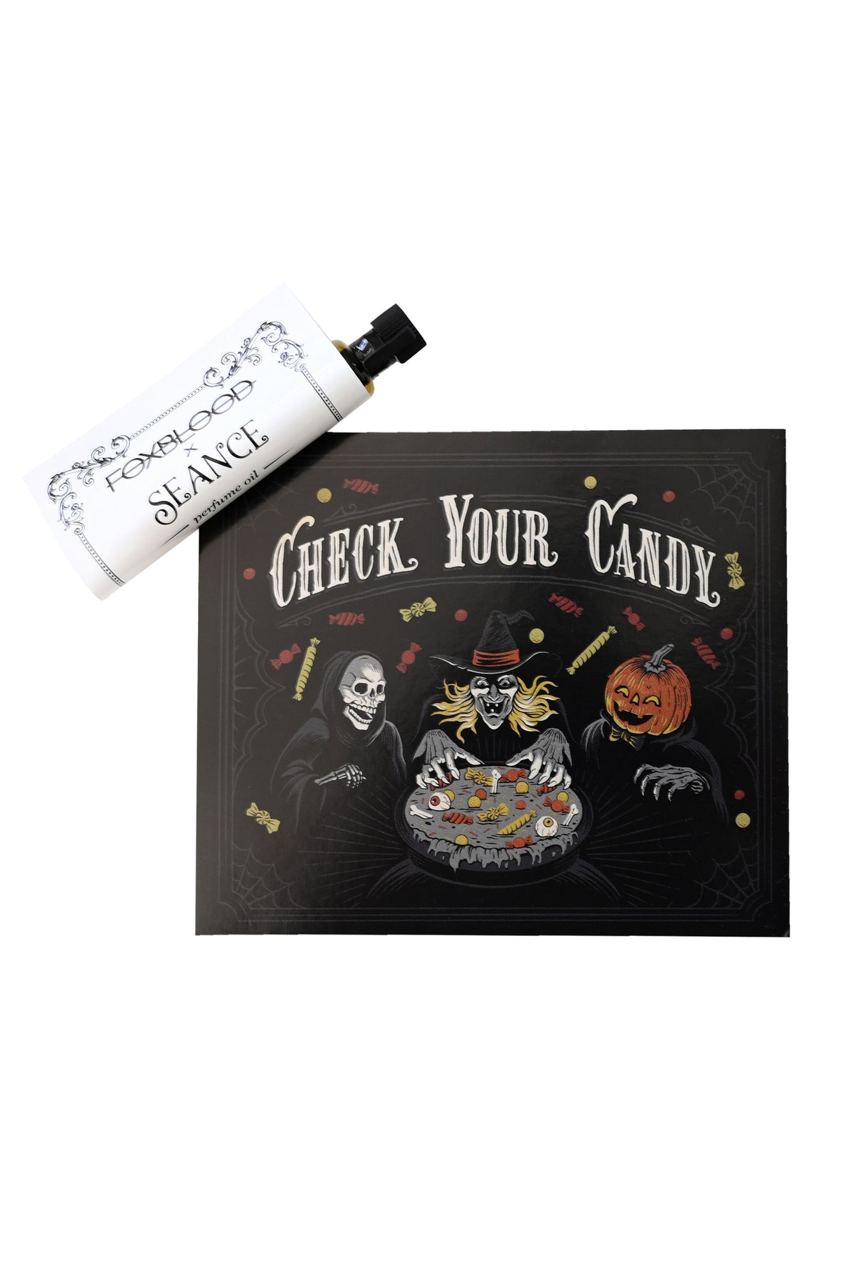 travel size seance x foxblood check your candy perfume oil