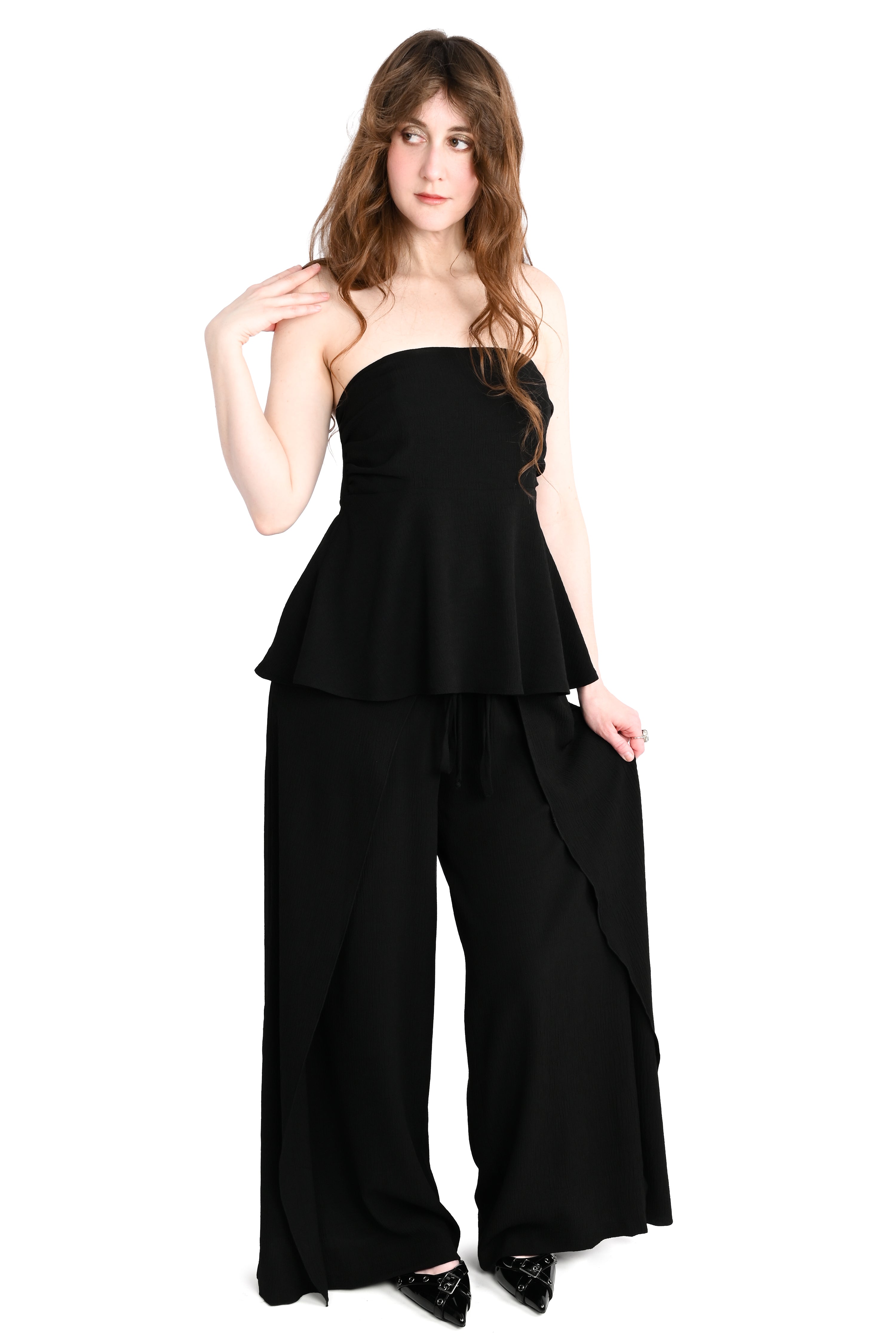 Wide Leg Wrap Pants – FOXBLOOD