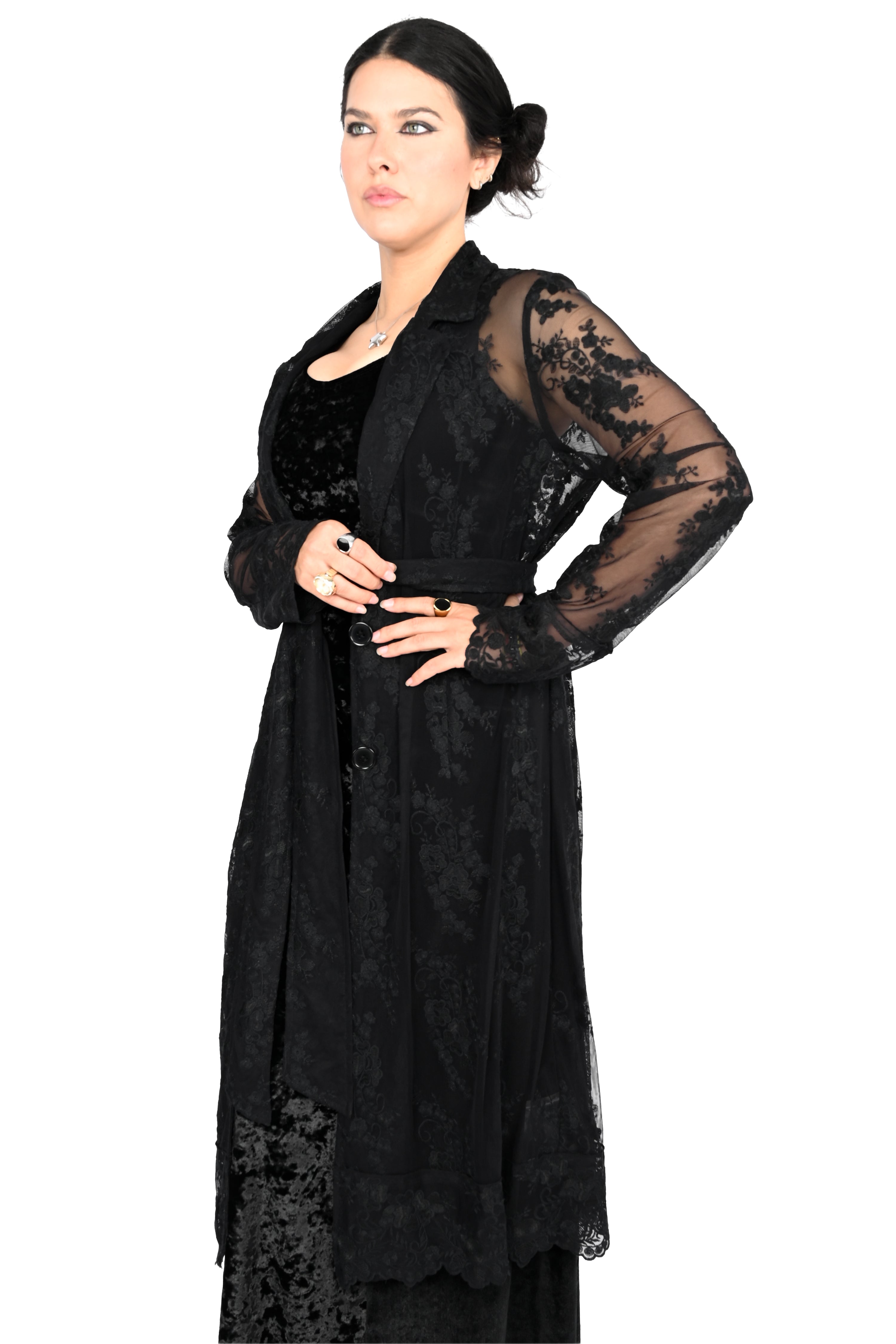 Ingrid Lace Trench Coat - No Restock! – FOXBLOOD