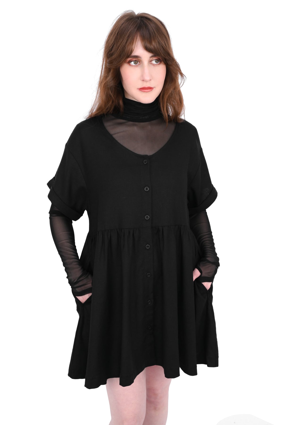 Riley Babydoll Dress - XS left! FOXBLOOD Riley Babydoll Dress - XS left! FOXBLOOD
