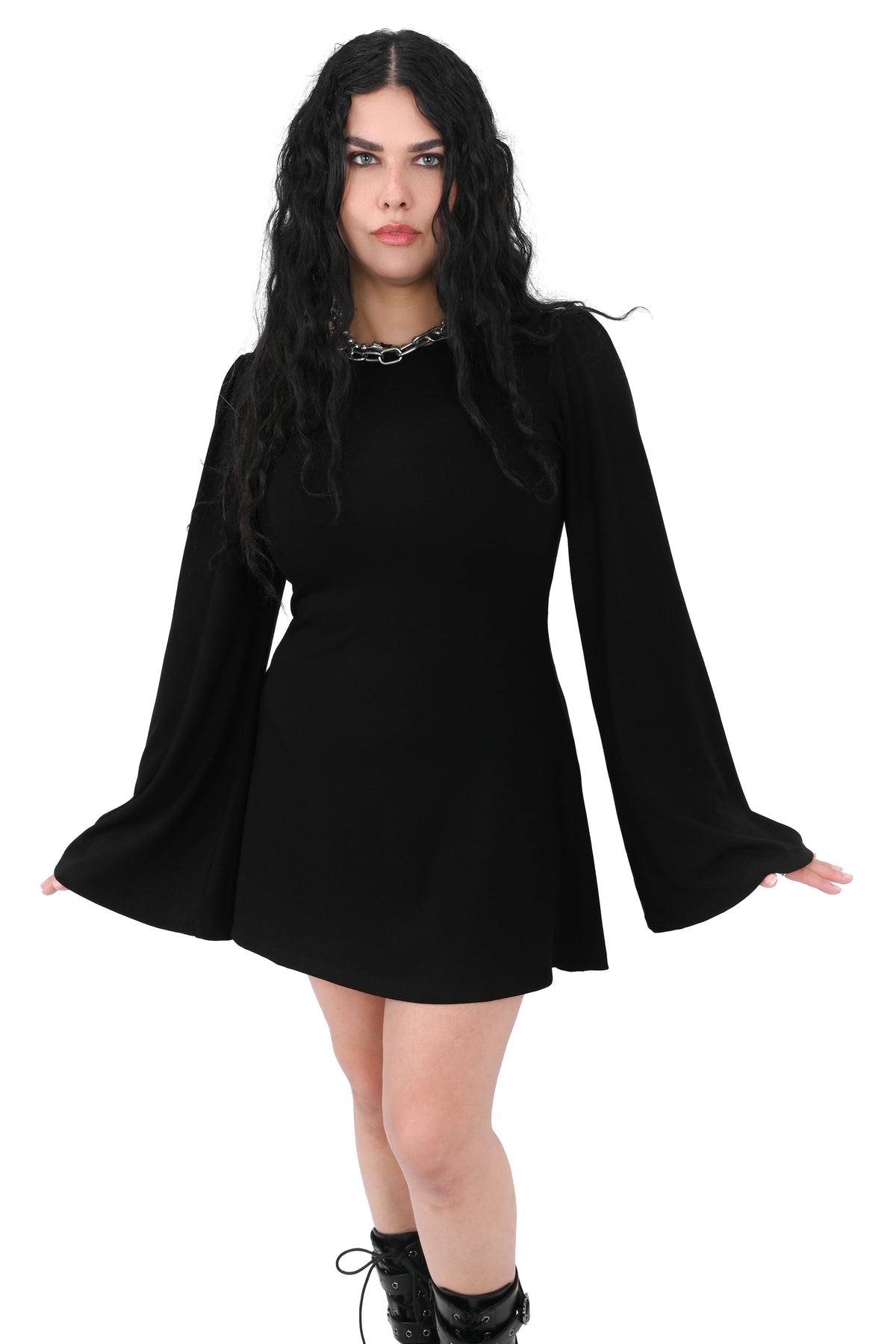 black tunic dress & Gold Jacquard Button Front Florence Tunic Dress FOXBLOOD