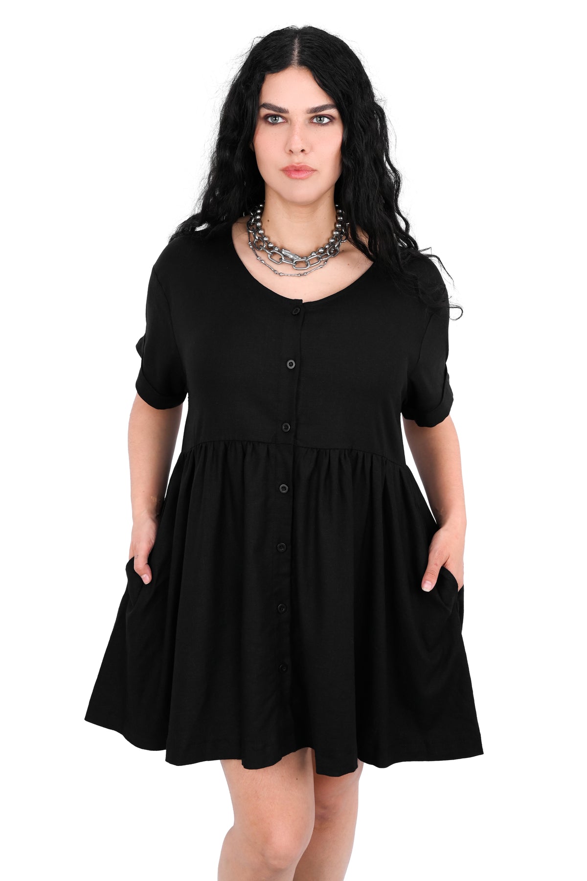Riley Babydoll Dress - XS left! FOXBLOOD Riley Babydoll Dress - XS left! FOXBLOOD