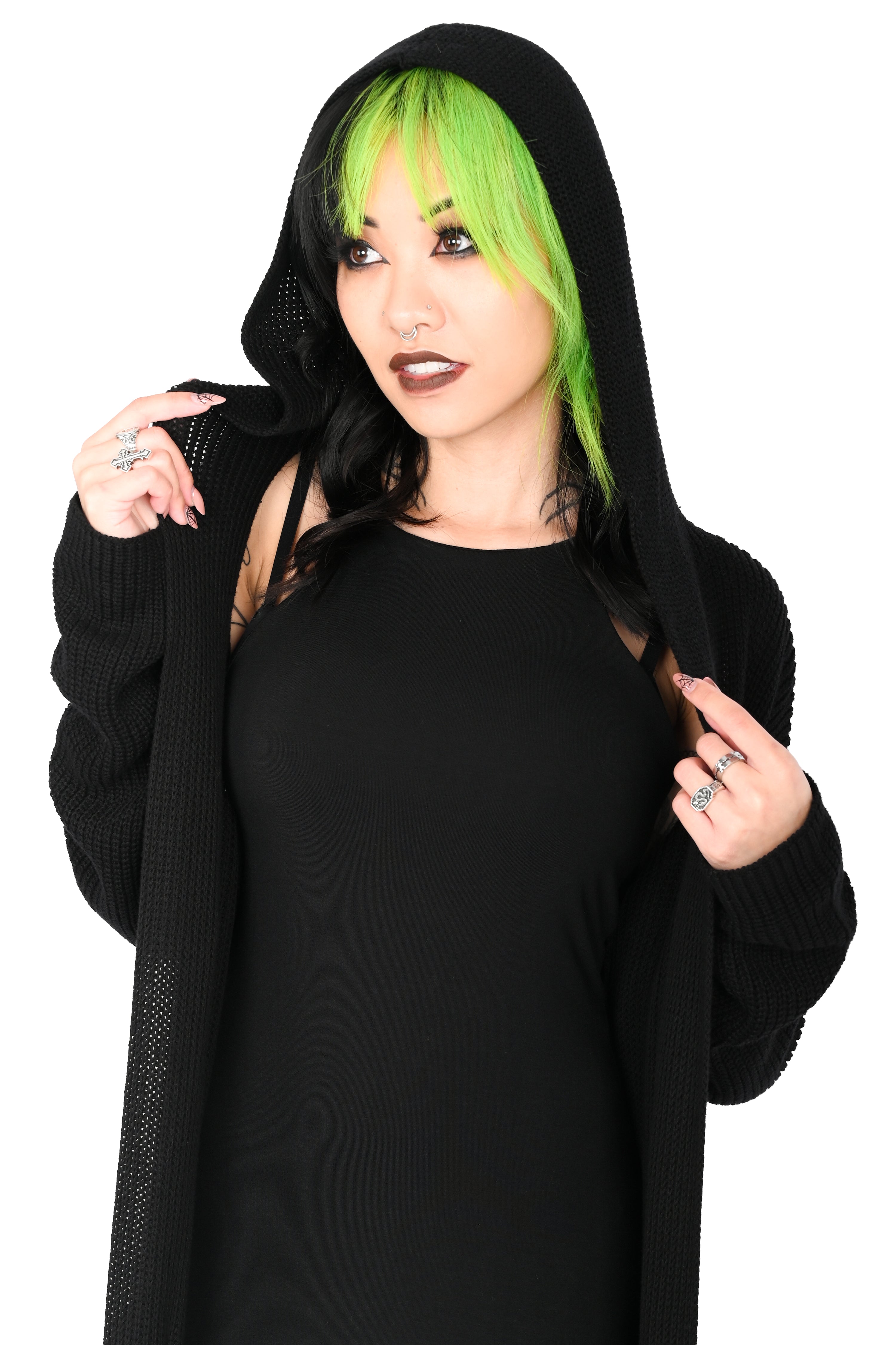Micah Hooded Duster Sweater – FOXBLOOD