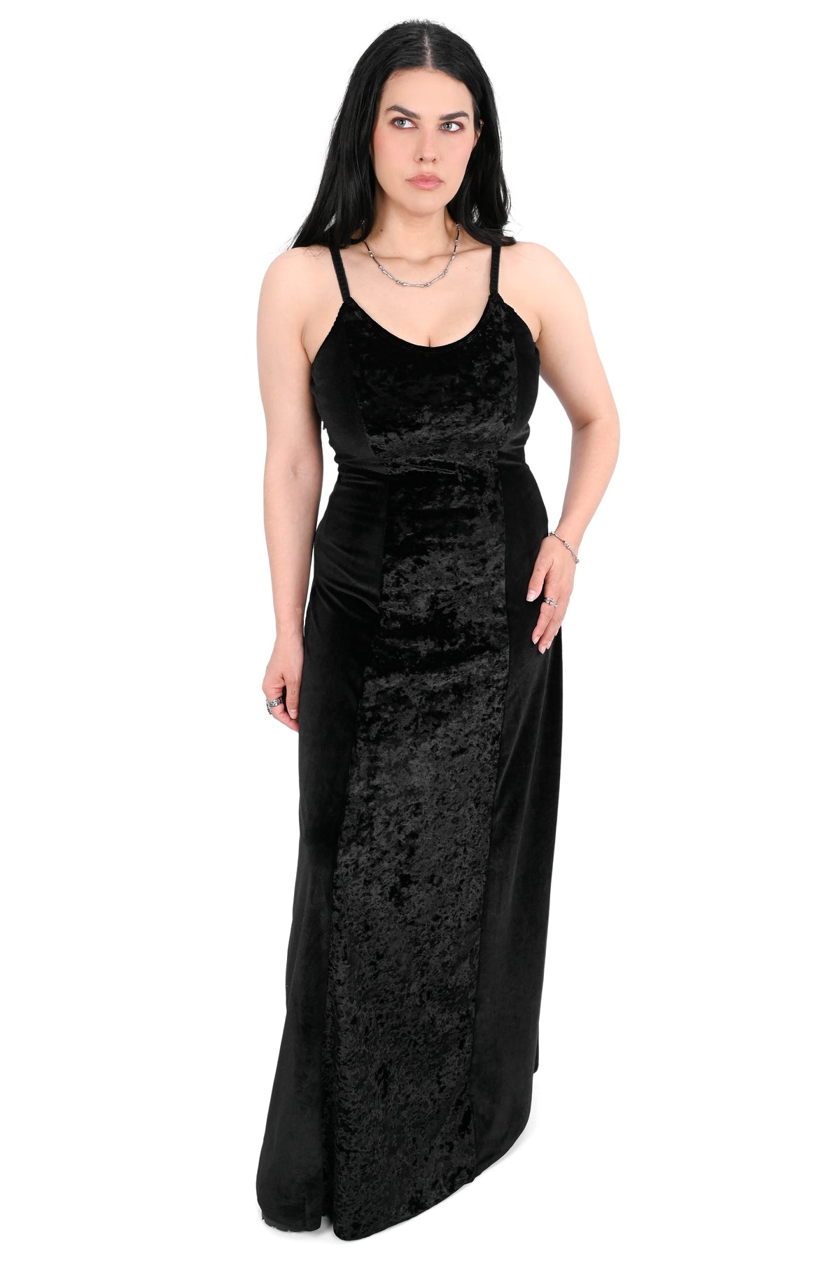 Winona Velvet Strappy Dress