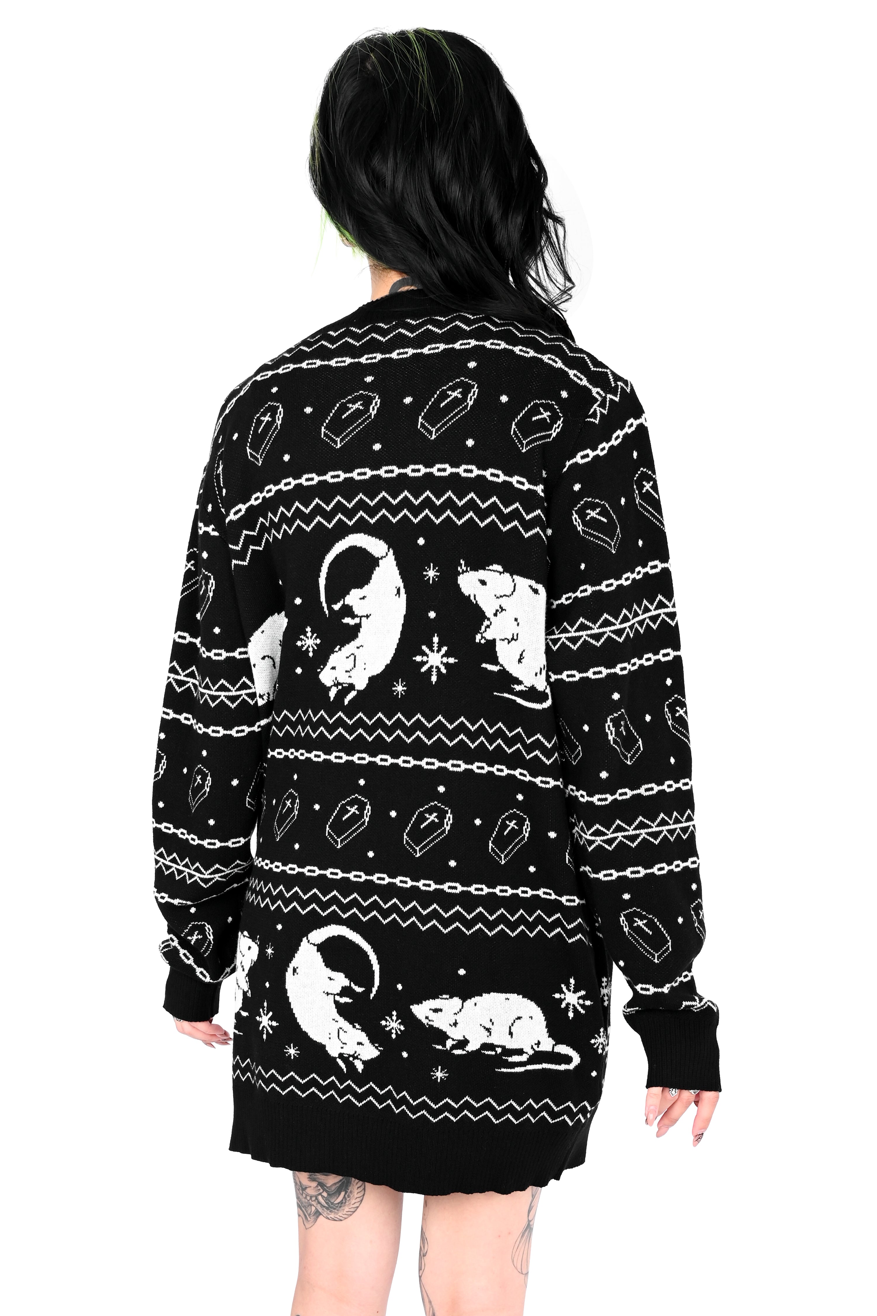 Rat Button Up Holiday Cardigan – FOXBLOOD