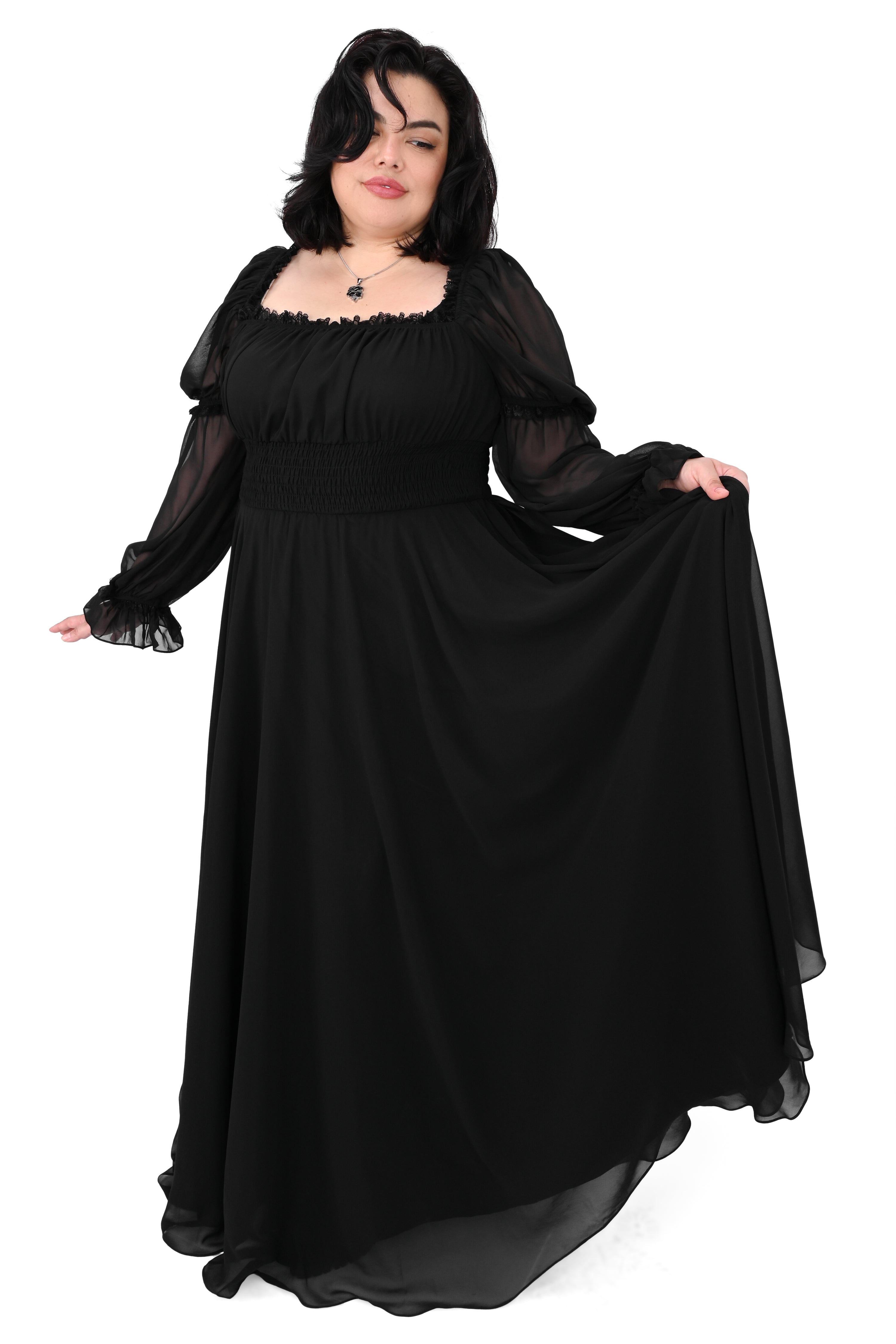 revelry abigail chiffon dress Skye Chiffon Dress