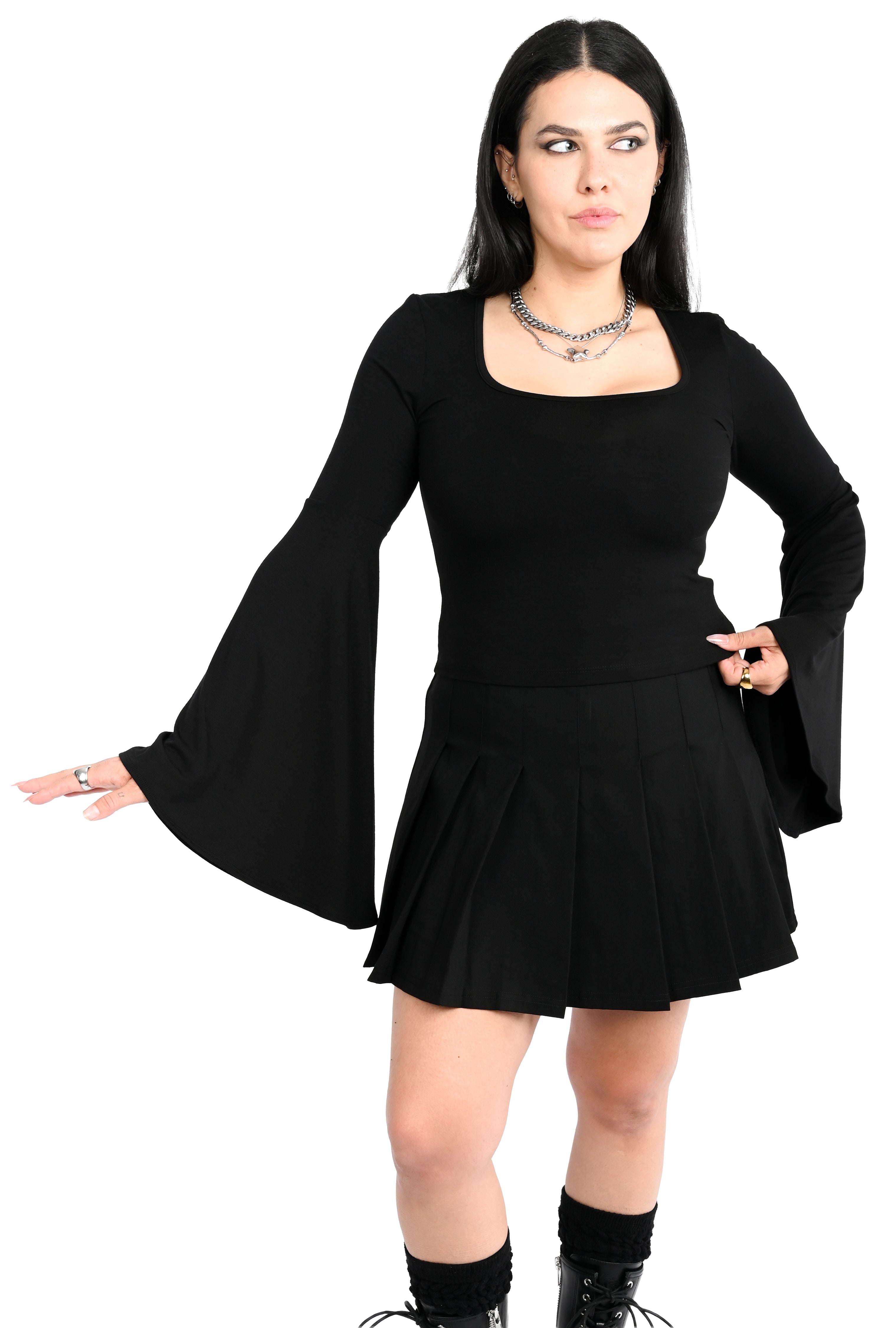 Alexa Bell Sleeve Top – FOXBLOOD