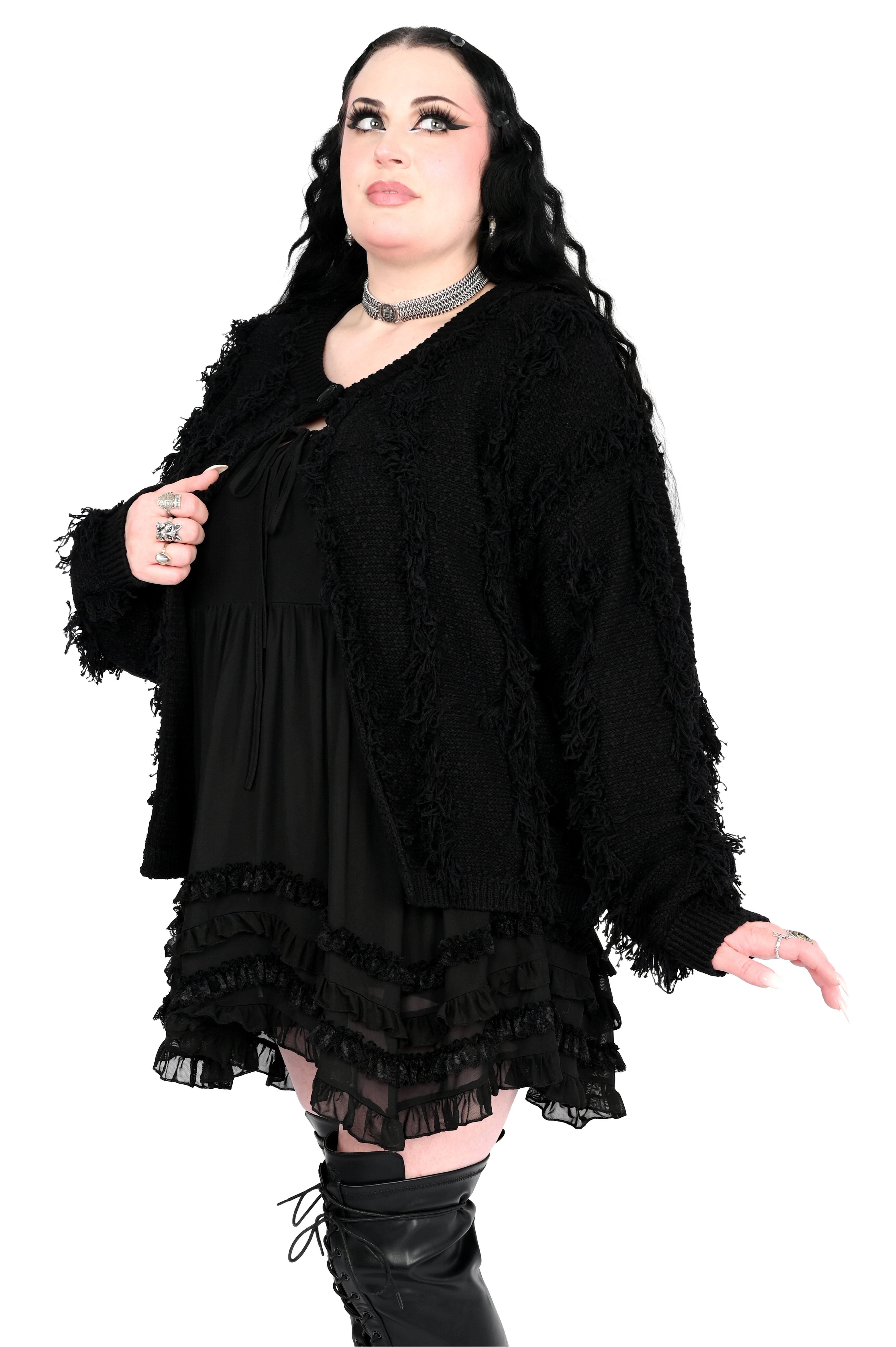 Josie Shaggy Cardigan – FOXBLOOD