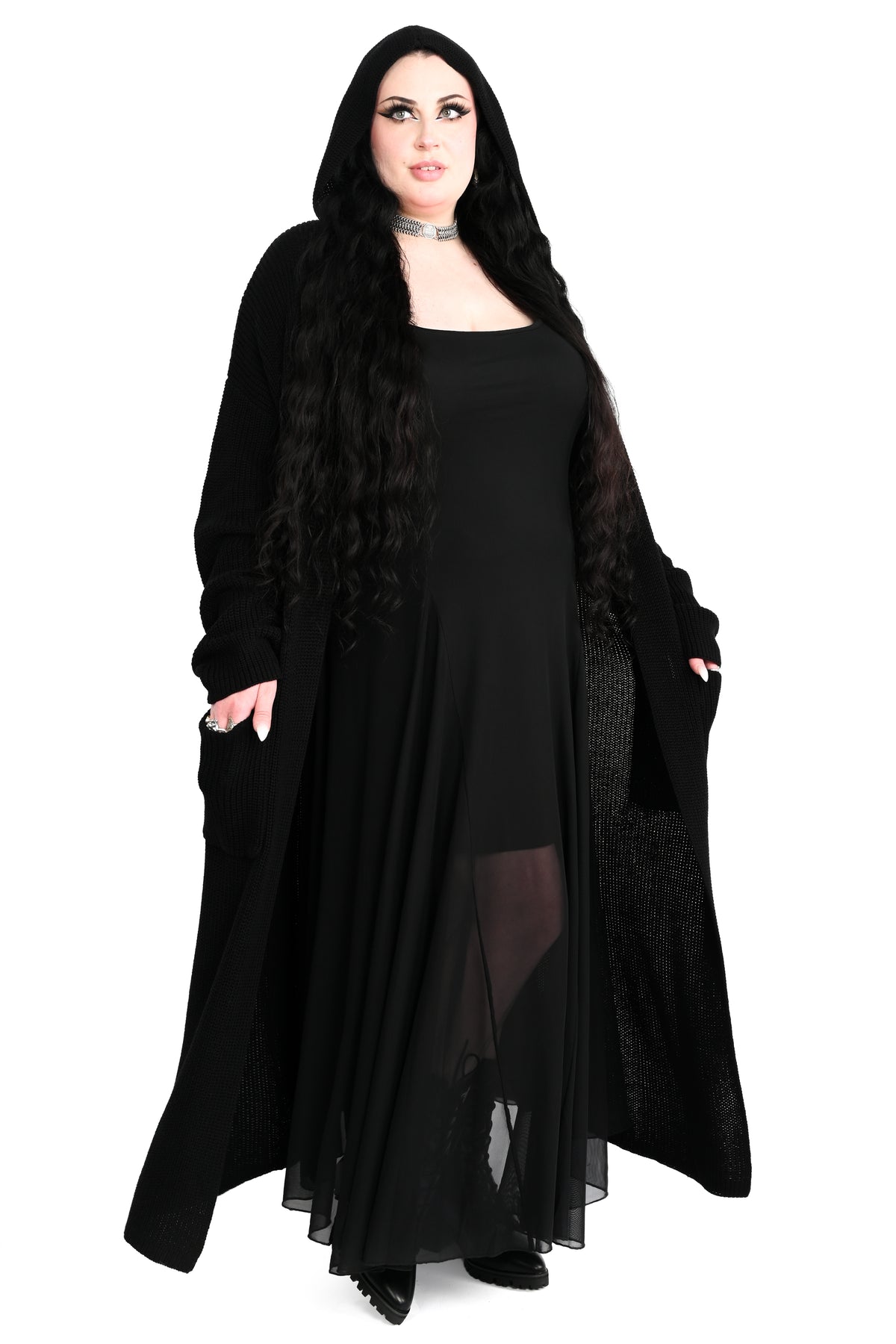 Micah Hooded Duster Sweater