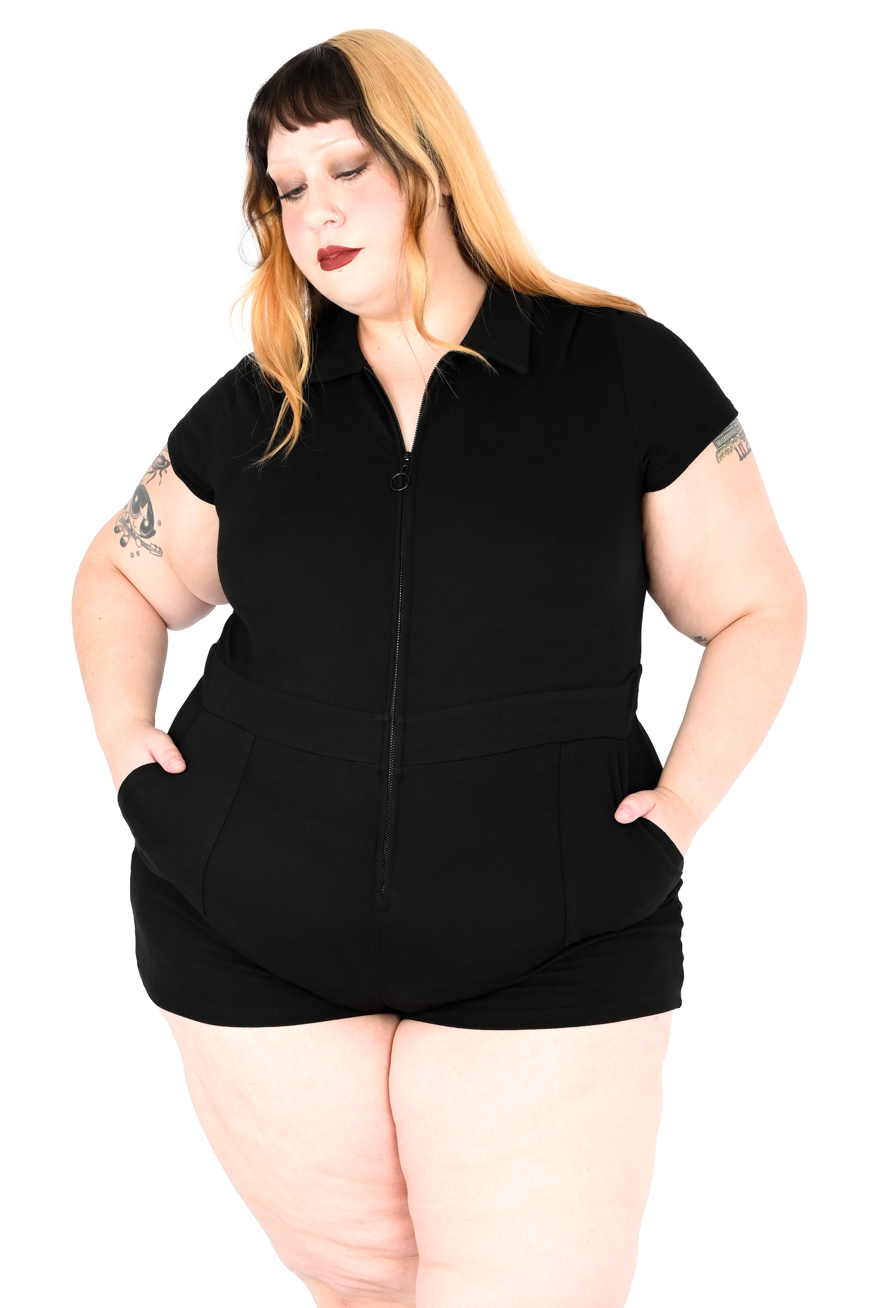 Jamie Lee Zip Up Romper – FOXBLOOD