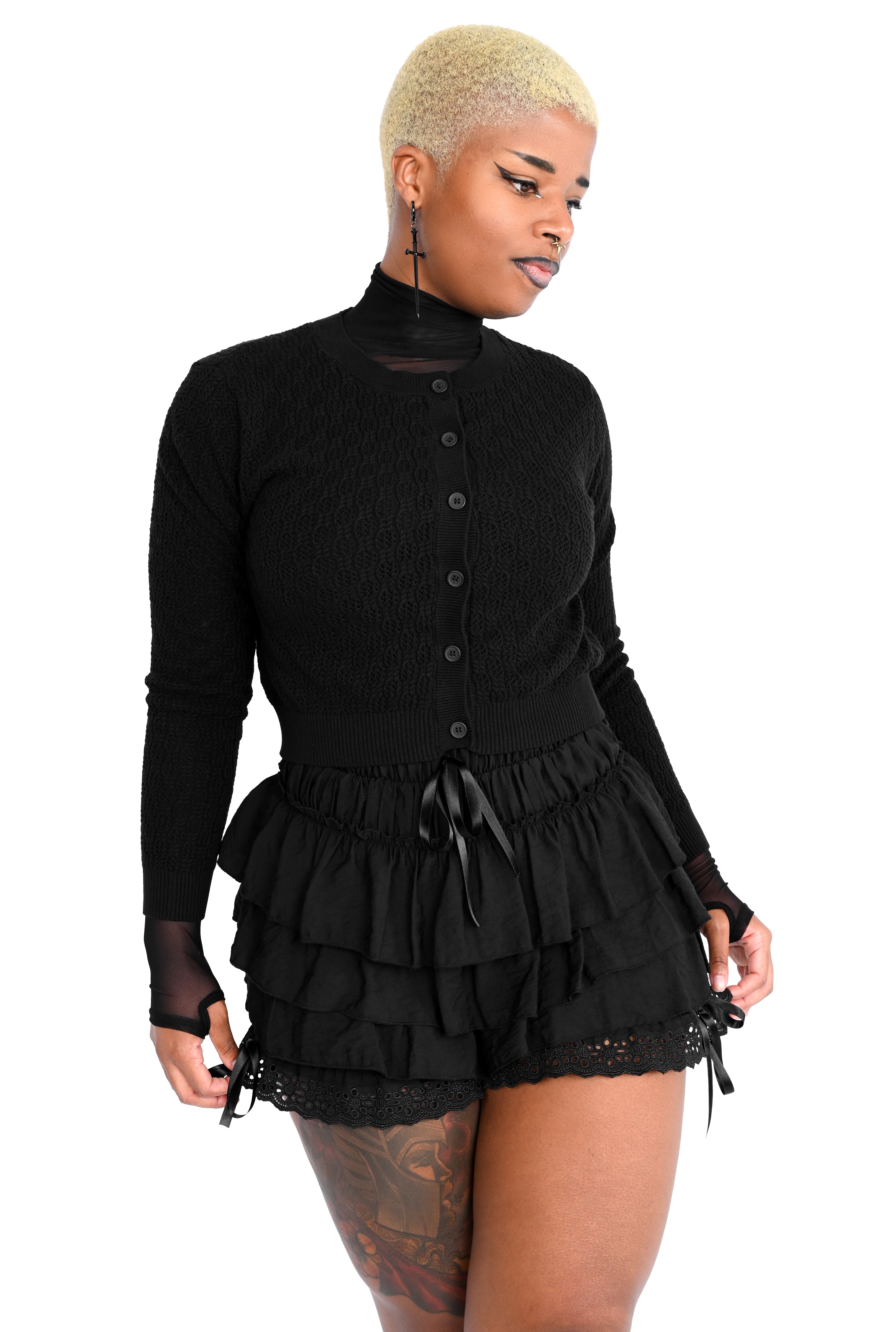 Black Ruffle Bloomers – FOXBLOOD