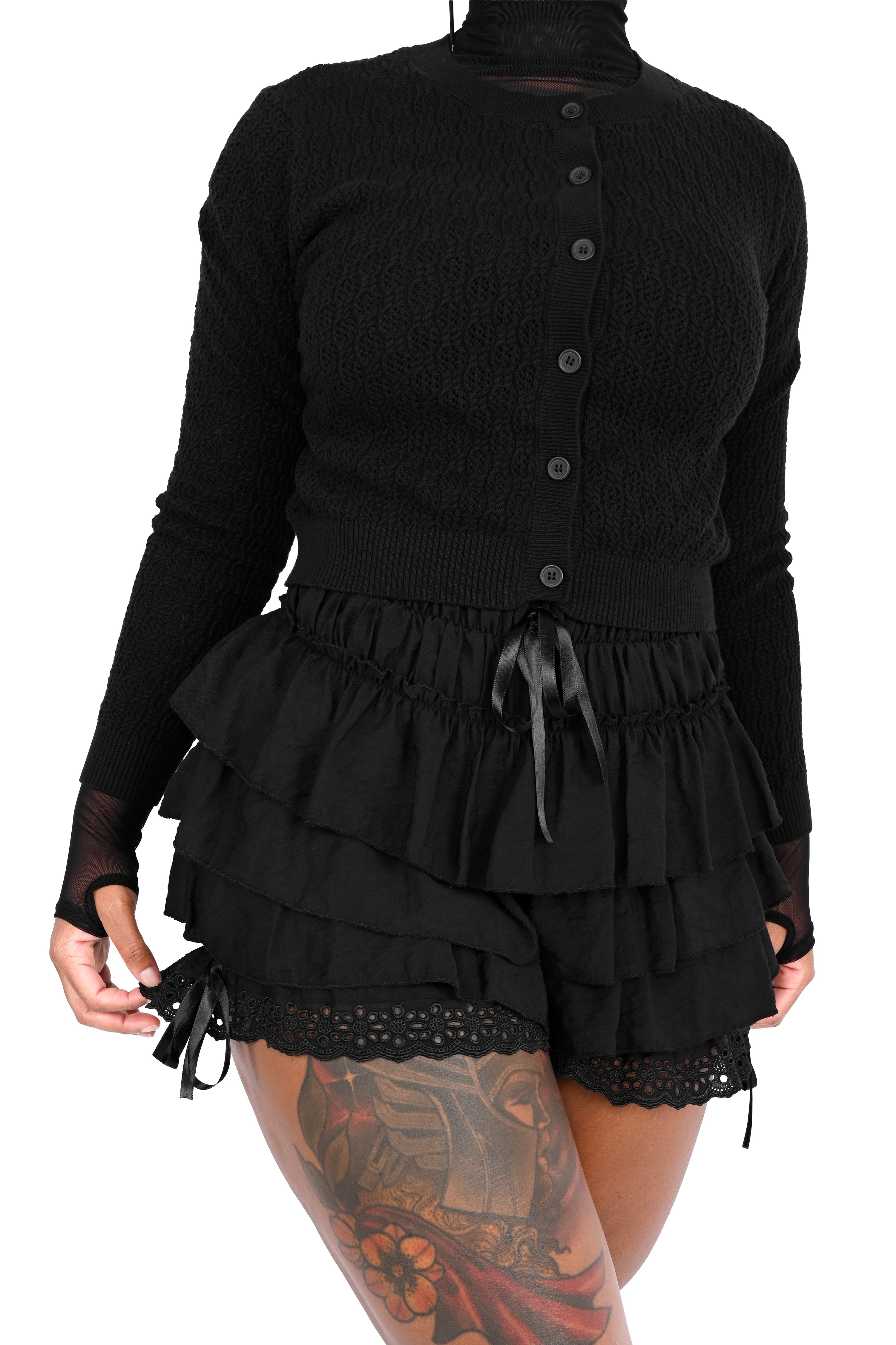 Black Ruffle Bloomers – FOXBLOOD
