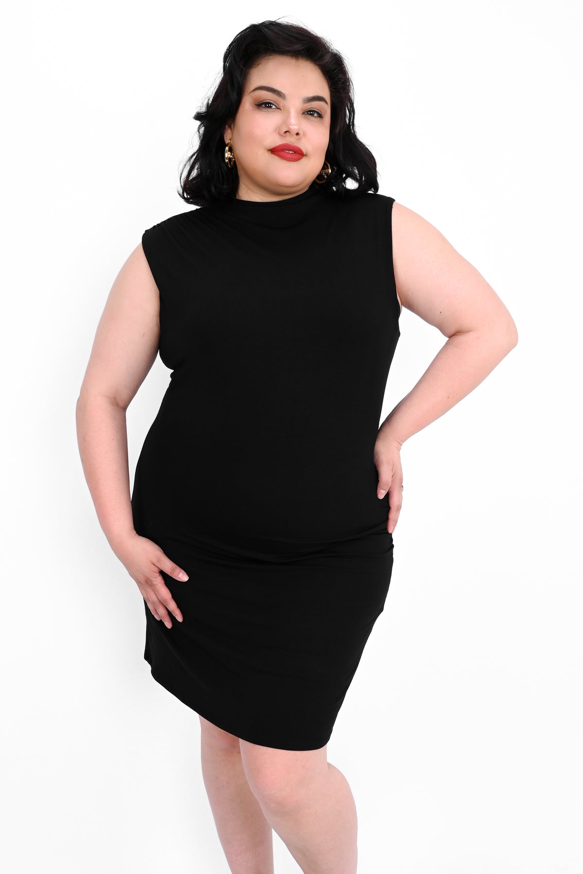 Mock Neck Mini Dress - No Restock! FOXBLOOD Mock Neck Mini Dress - No Restock! FOXBLOOD