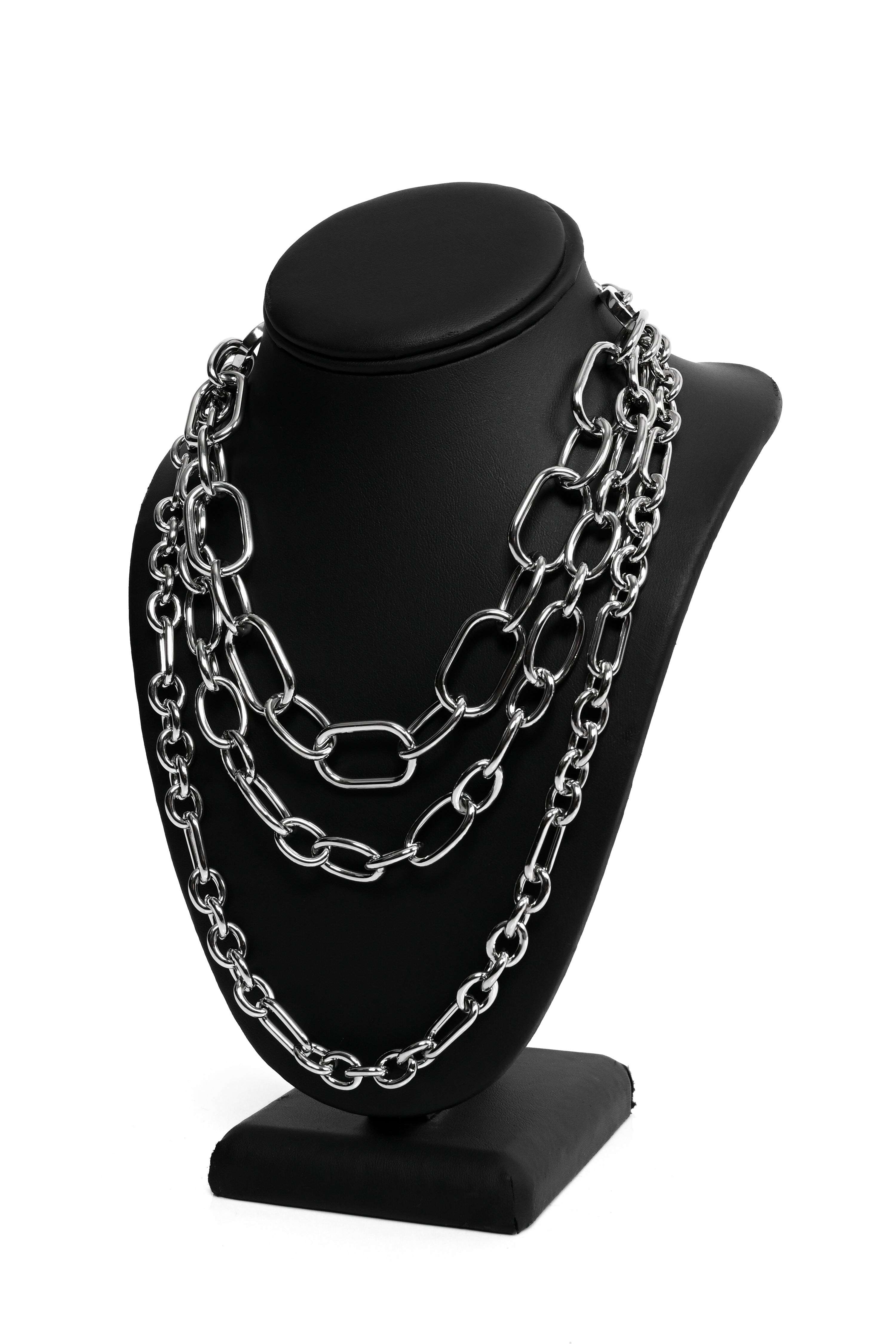 Triple Threat Chain Necklace – FOXBLOOD Triple Threat Chain Necklace – FOXBLOOD