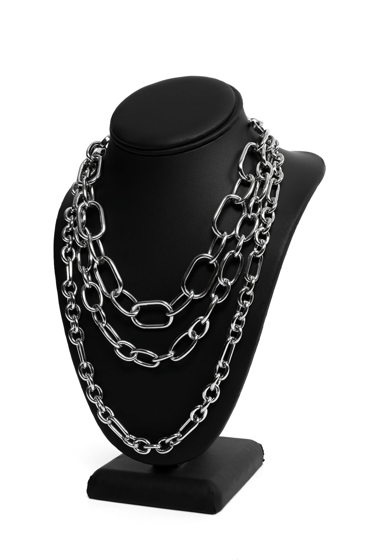 Triple Threat Chain Necklace