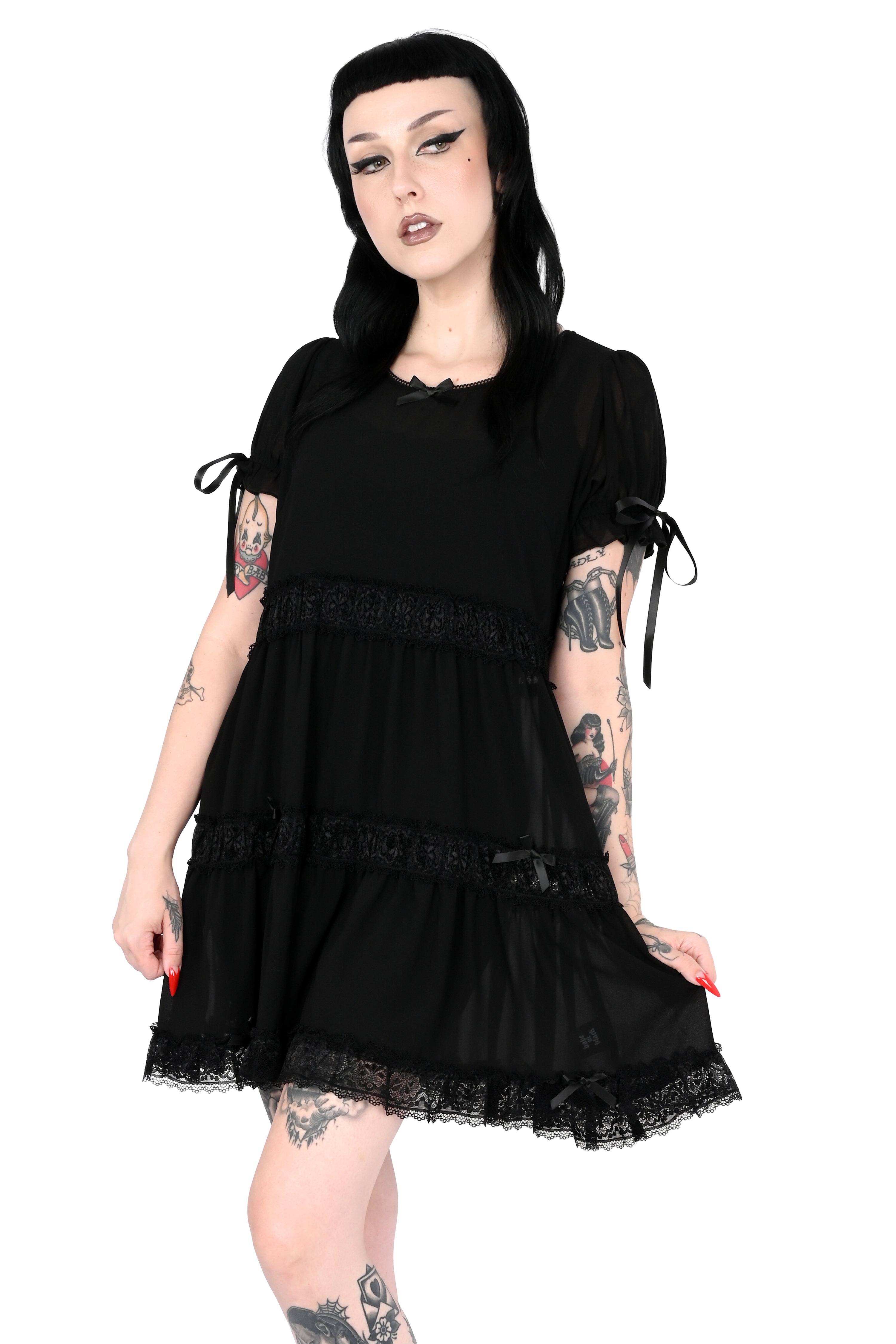 Clarisse Babydoll Dress – FOXBLOOD