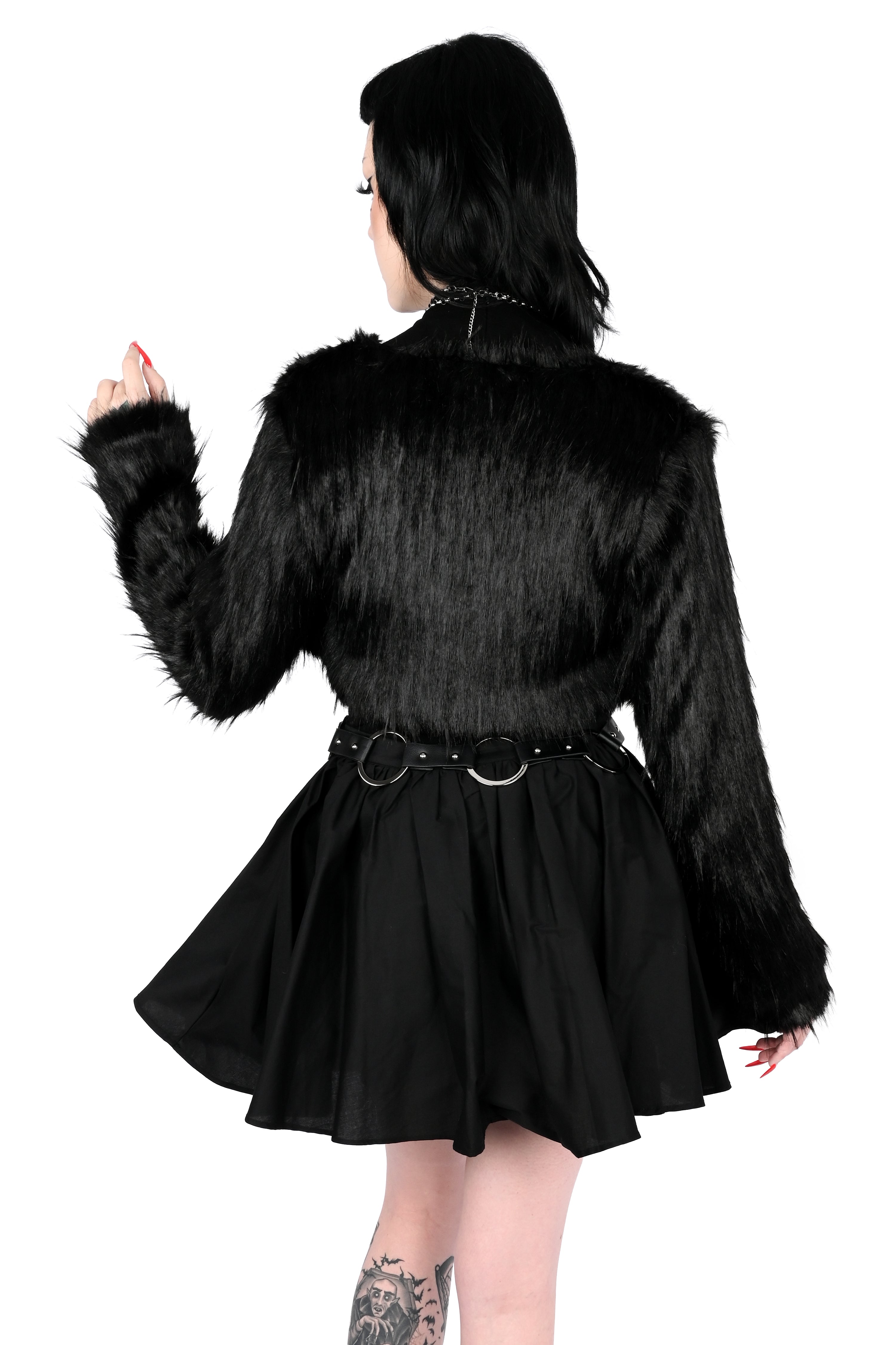 Fuzzy Crop Bolero - Rare Edition (Reclaimed Designer Fabric) - XS
