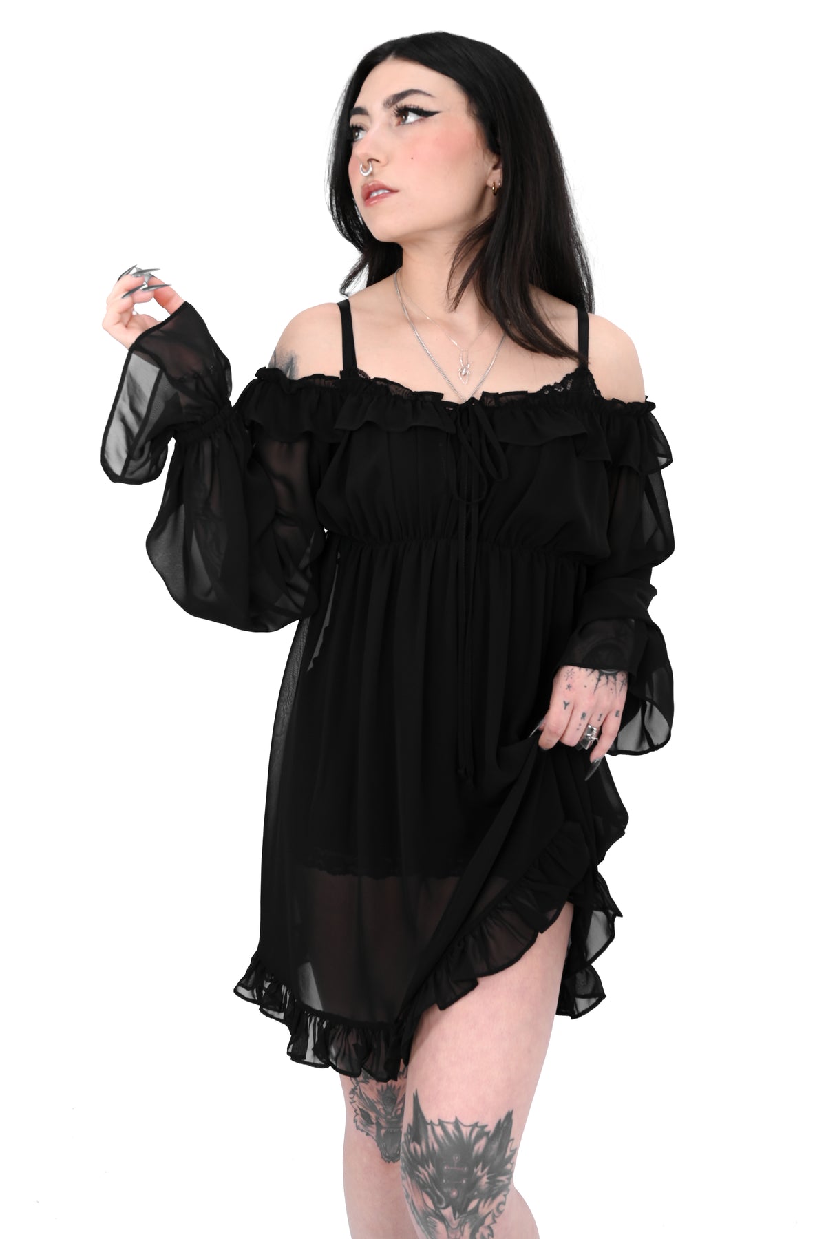 Anya Dress - Chiffon FOXBLOOD Anya Dress - Chiffon FOXBLOOD
