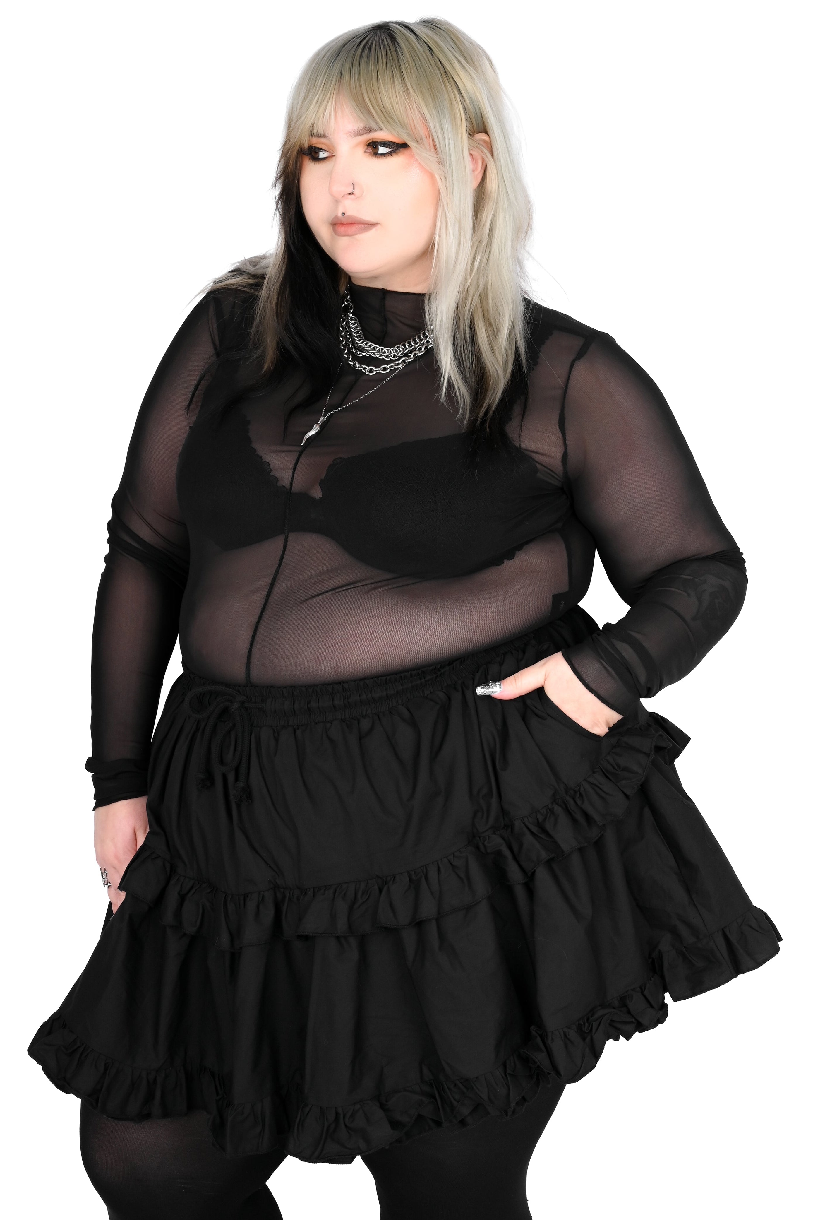 Autopsy Mesh Long Sleeve Top – FOXBLOOD