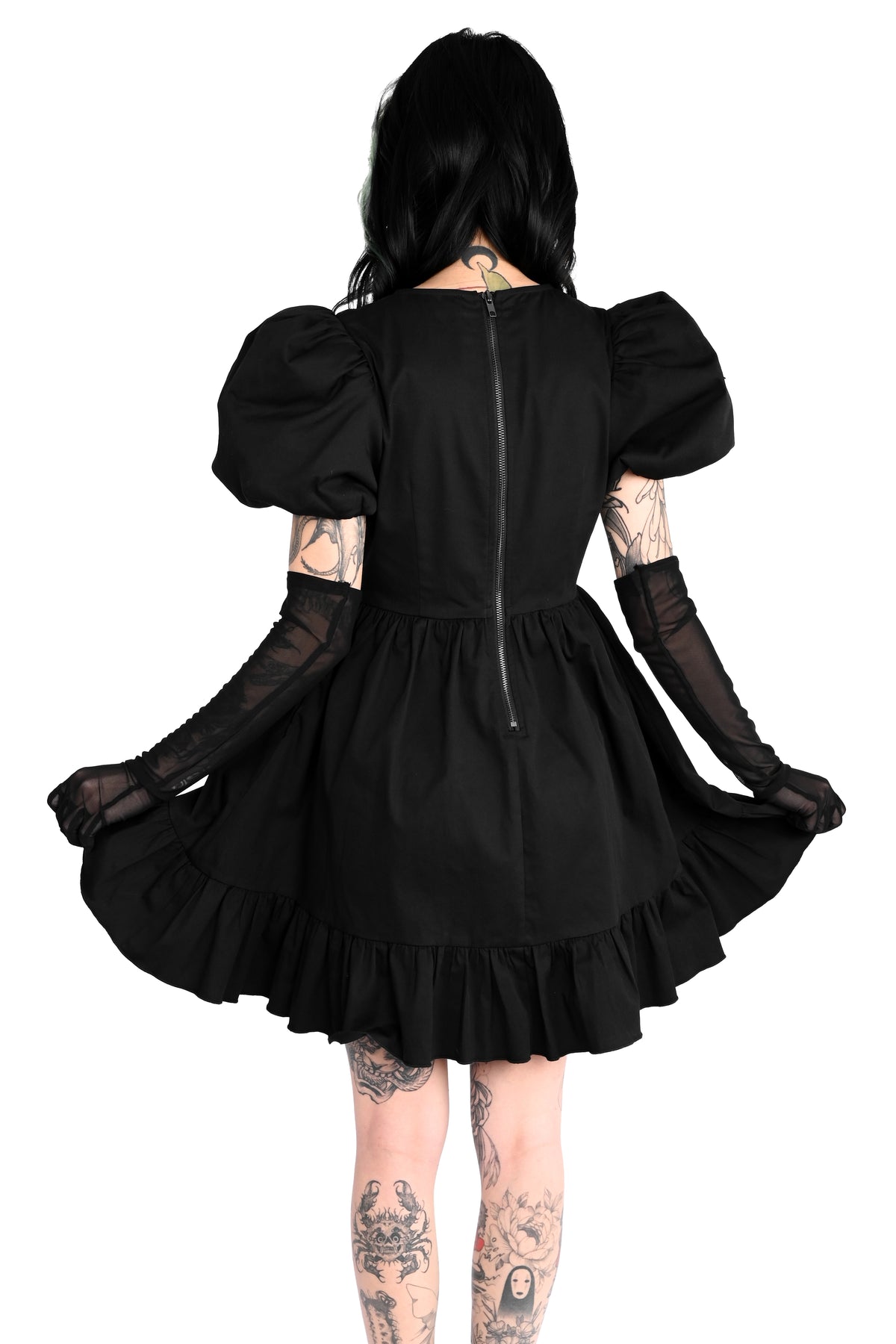 black long sleeve babydoll dress Sweetheart Neckline Mini ABOUT THIS ITEM Babydoll Little Black Dresses |
