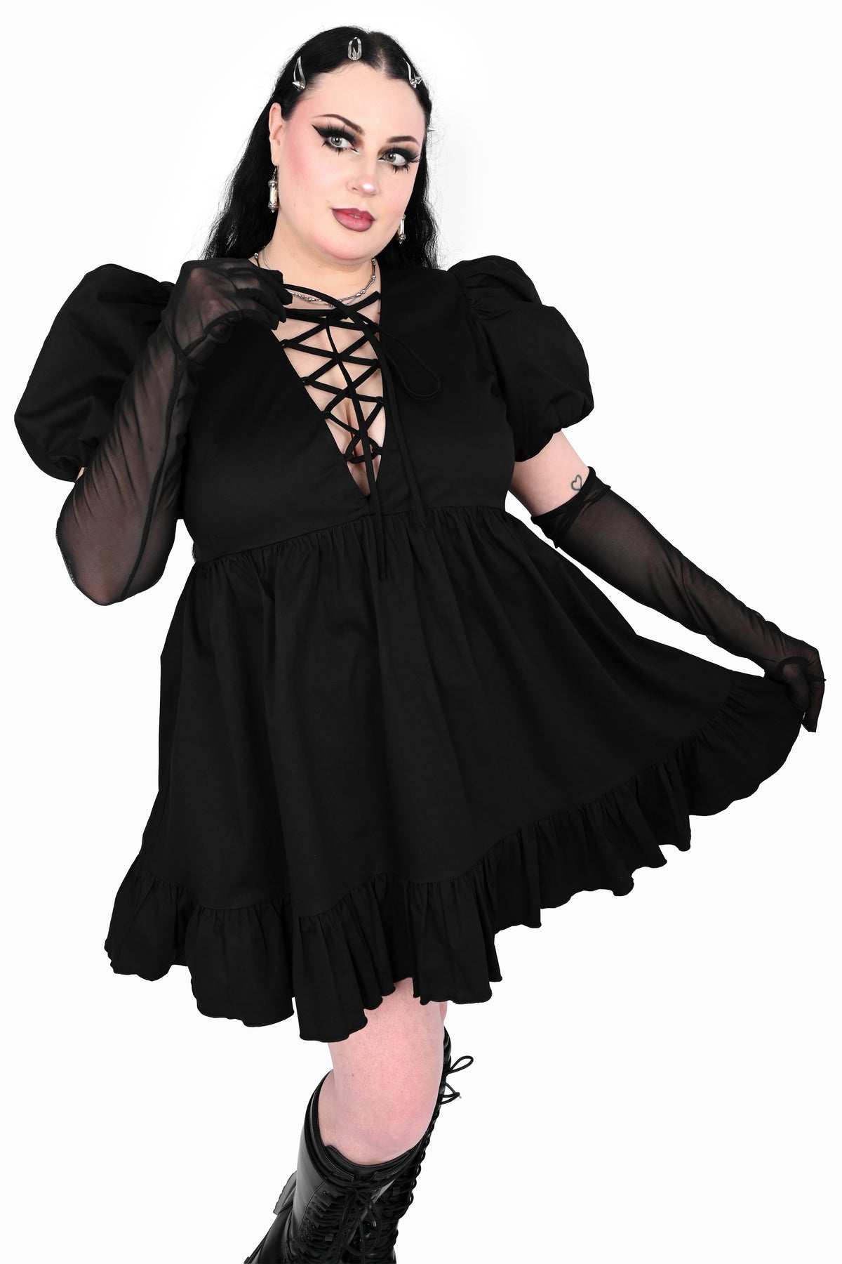 Abby Puff Sleeve Dress - No Restock! Small Abby Puff Sleeve Dress - No Restock! Small