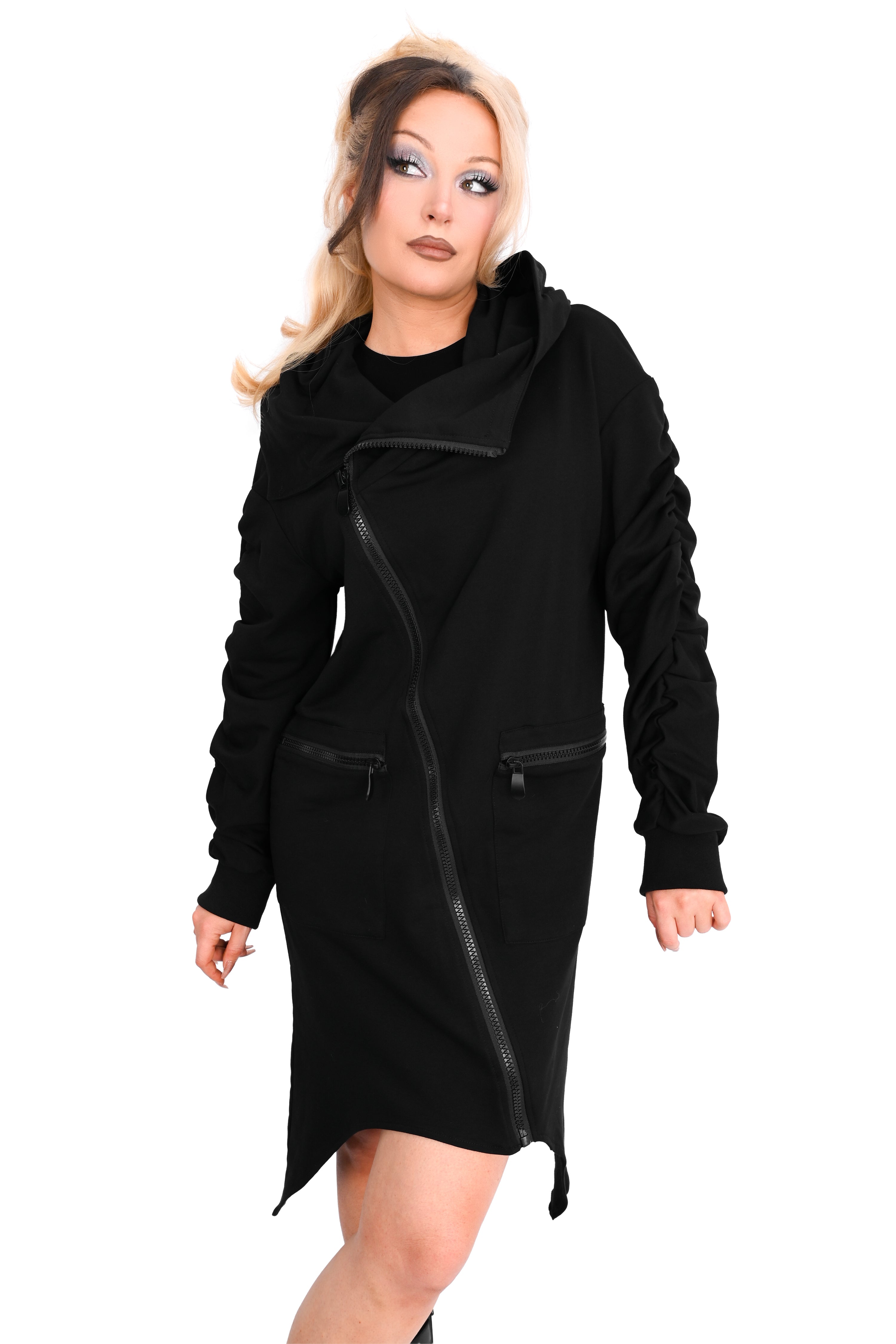 Wren Asymmetrical Fleece Cardigan – FOXBLOOD