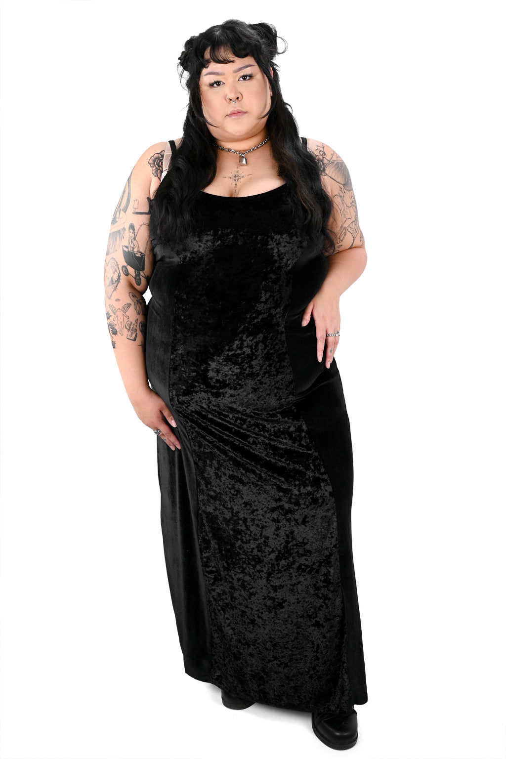 Winona Velvet Strappy Dress