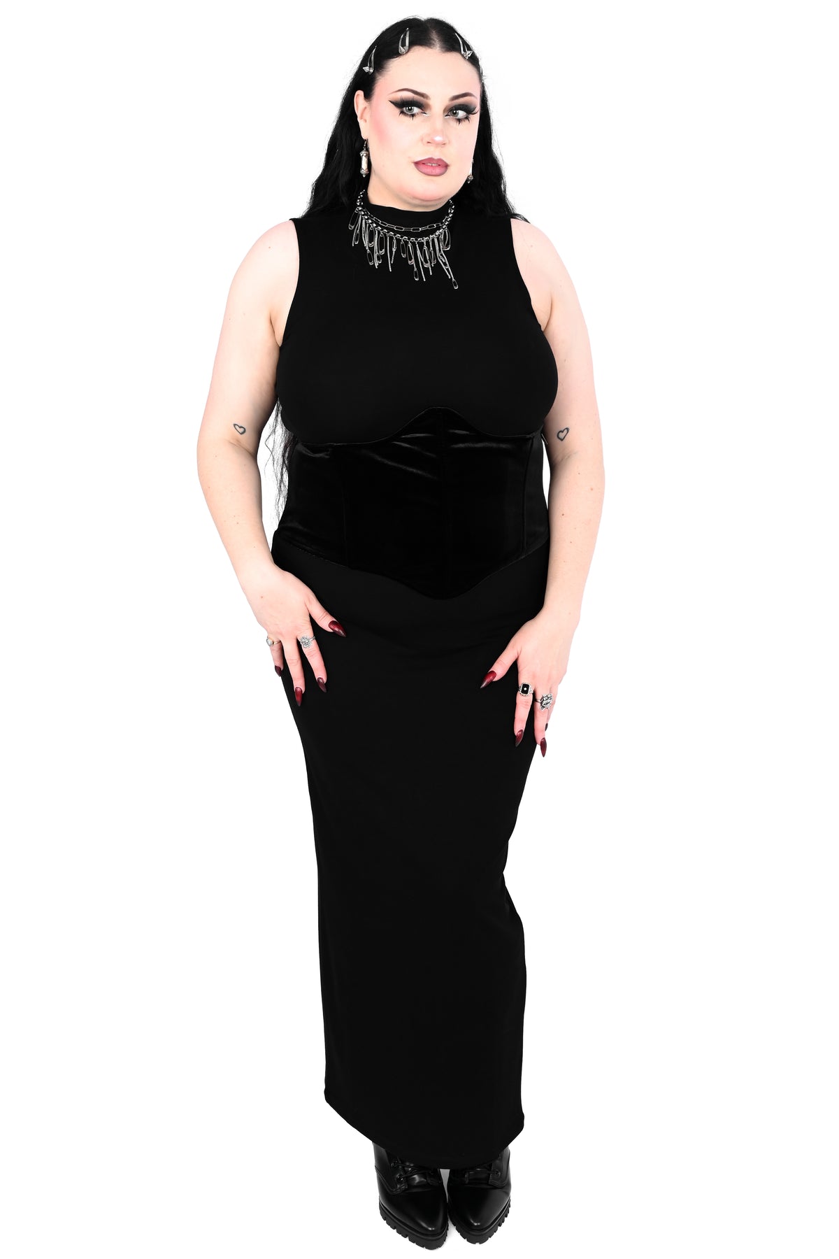 Claire High Neck Maxi Dress - XL/3XL/4XL left! XL Claire High Neck Maxi Dress - XL/3XL/4XL left! XL