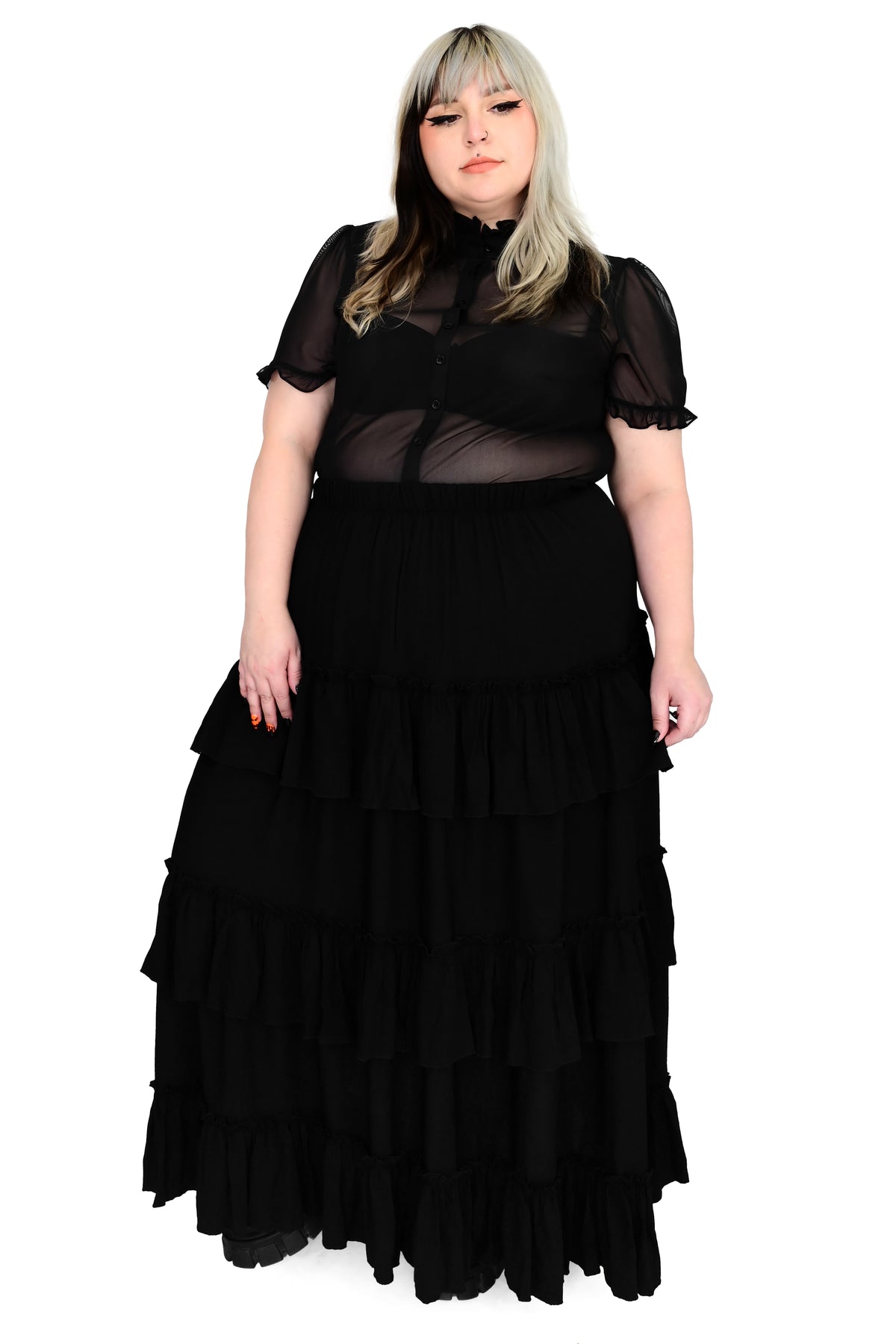 Leah Ruffle Skirt