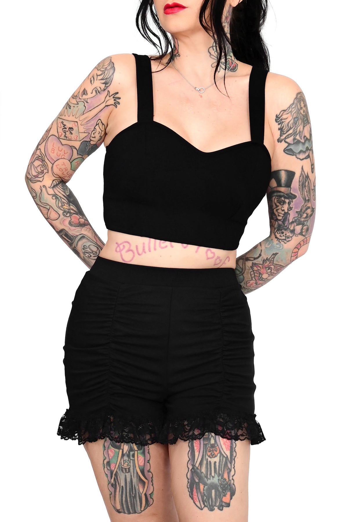 Signature Stretch Lace Bloomer Shorts – FOXBLOOD