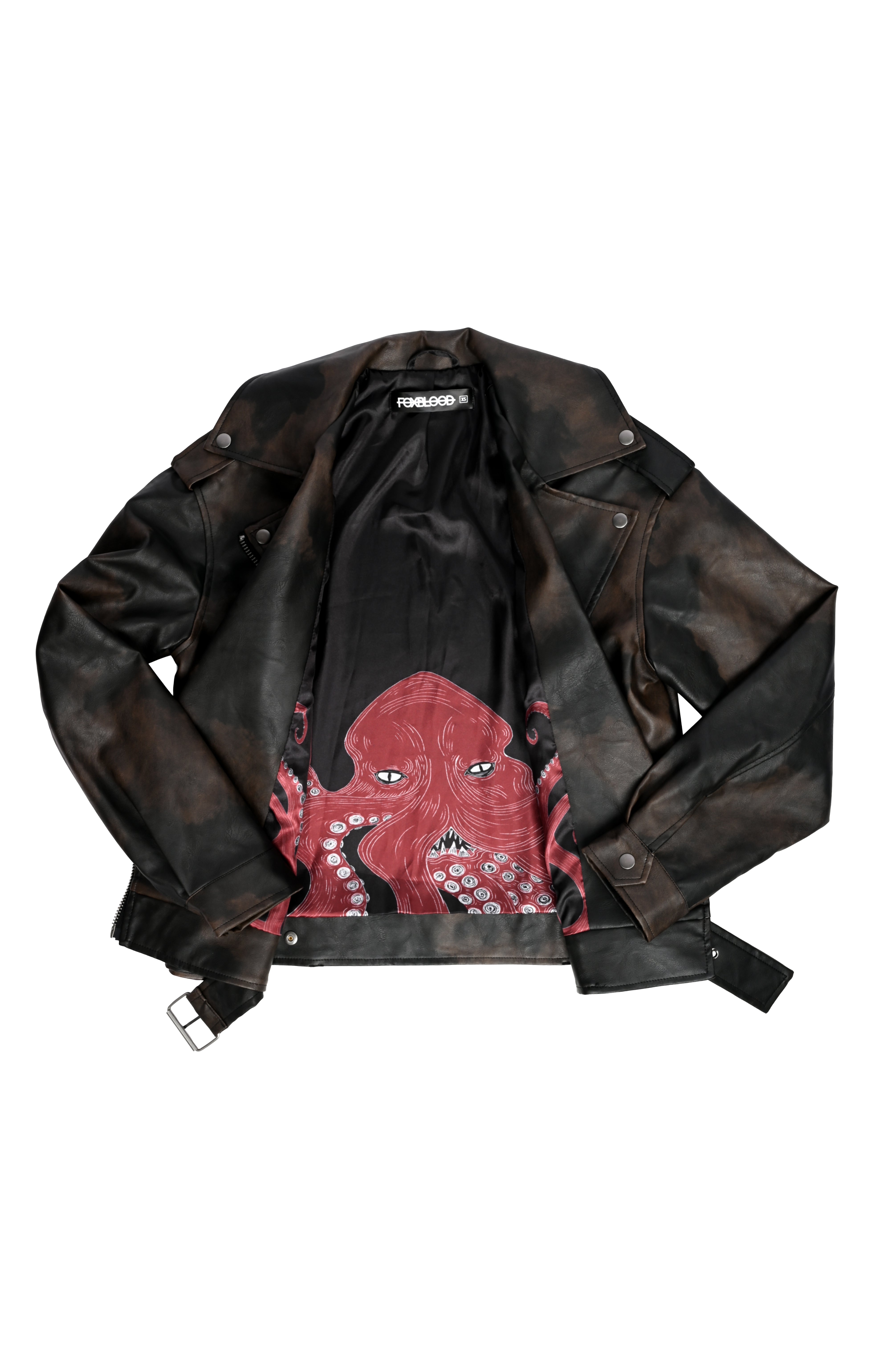 Thar Be Monsters Moto Jacket – FOXBLOOD