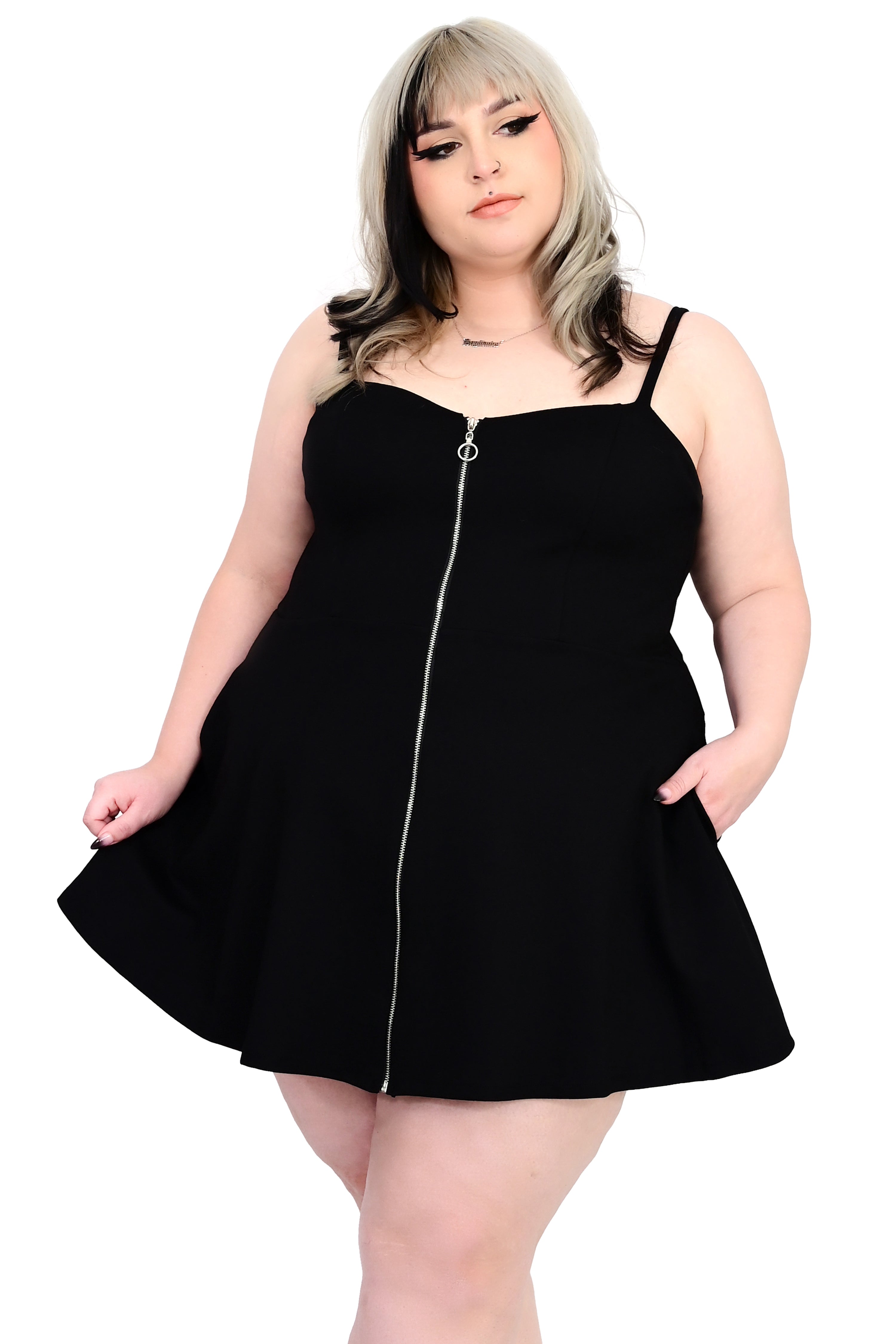 Enid Zipper Dress - No Restock – FOXBLOOD