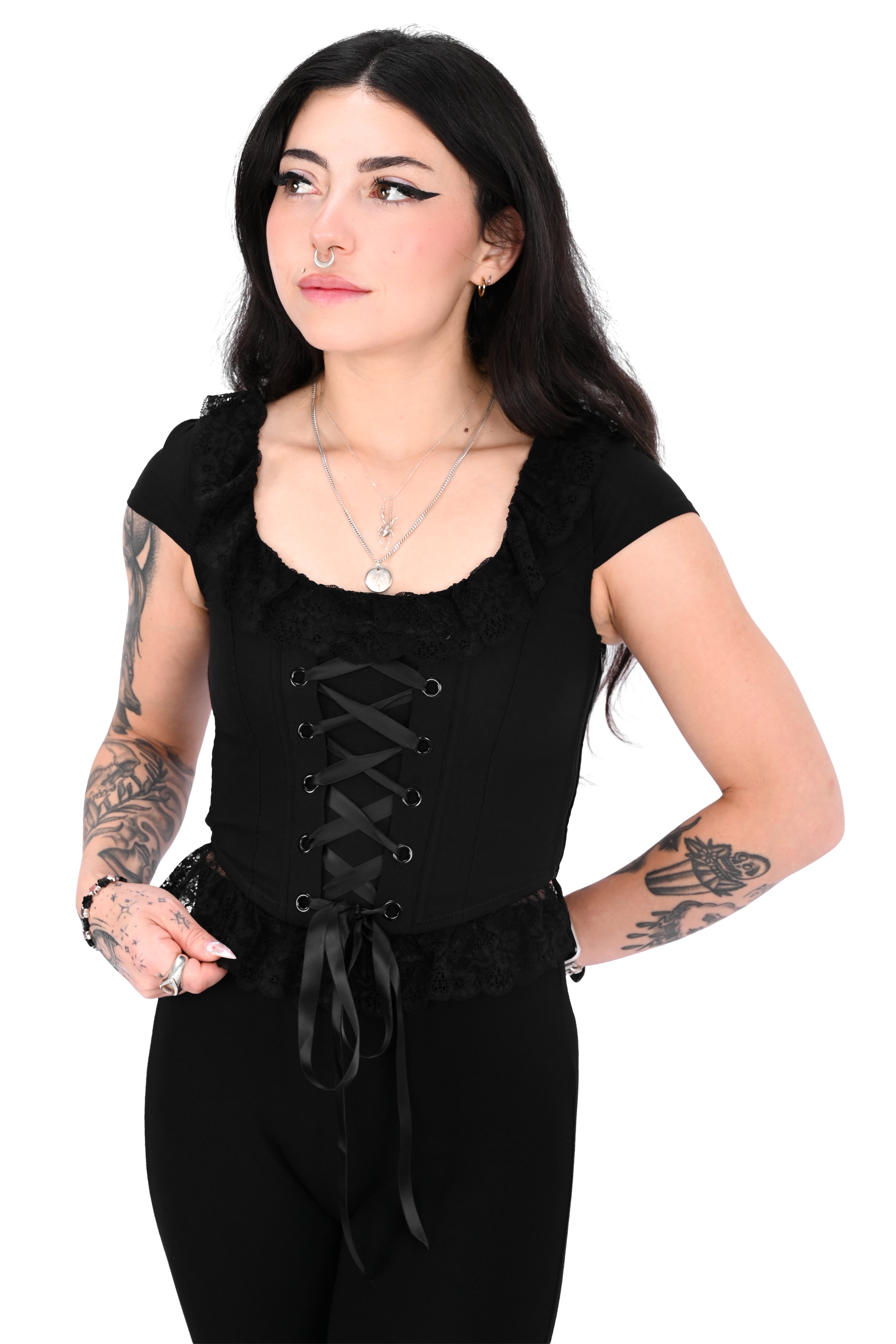 Alena Corset Top - Twill - Sign Up For Restock Notifications