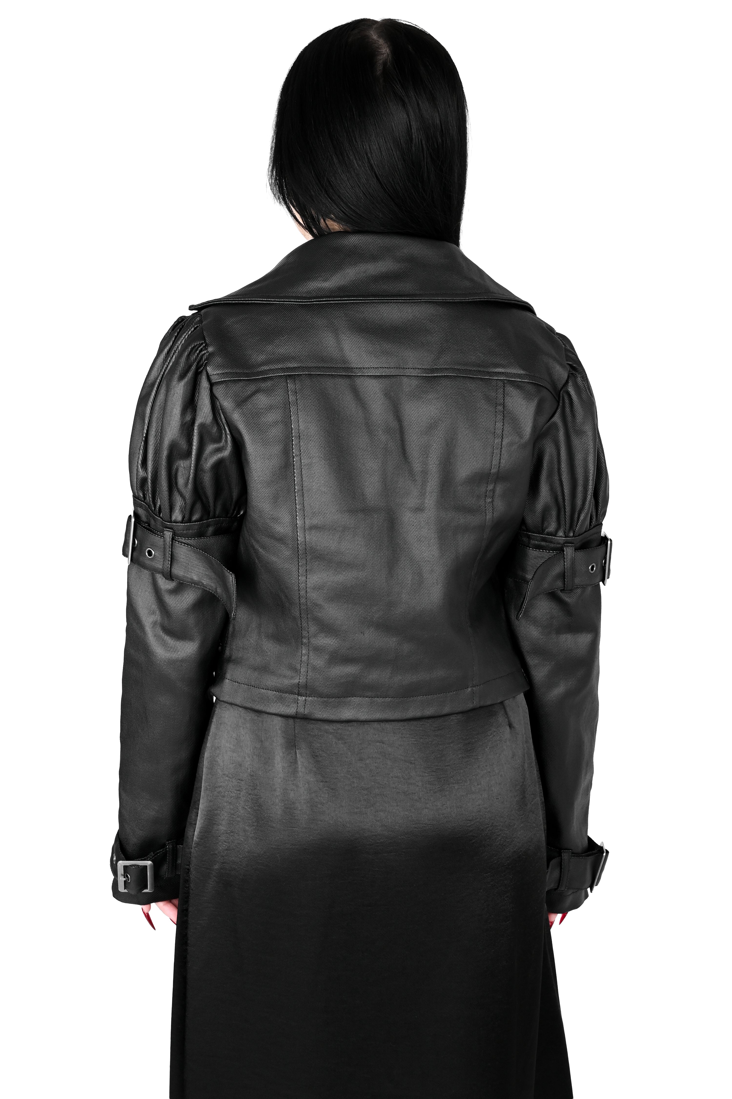 Meadow Puff Sleeve Moto Jacket – FOXBLOOD