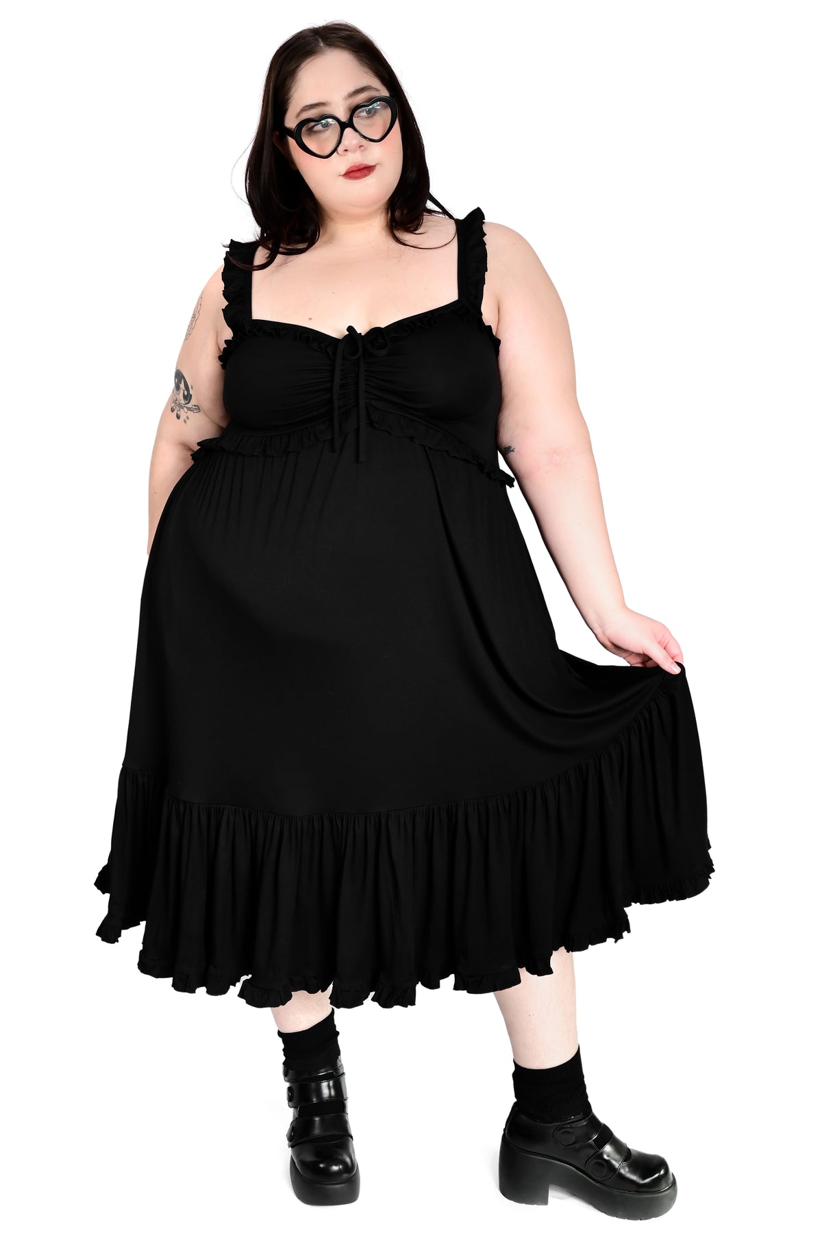 midi dress miranda rayon Miranda Dress – FOXBLOOD
