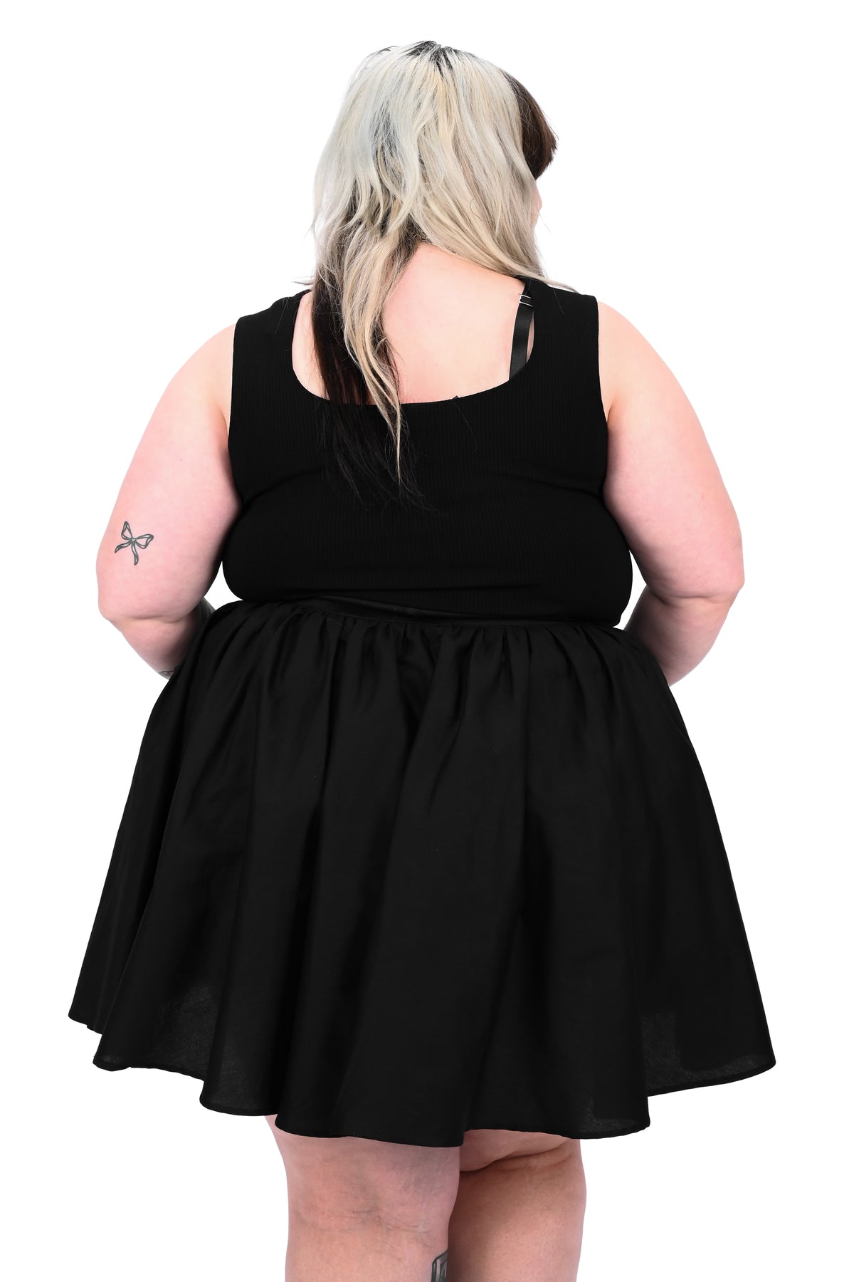 black poofy mini cupcake skirt