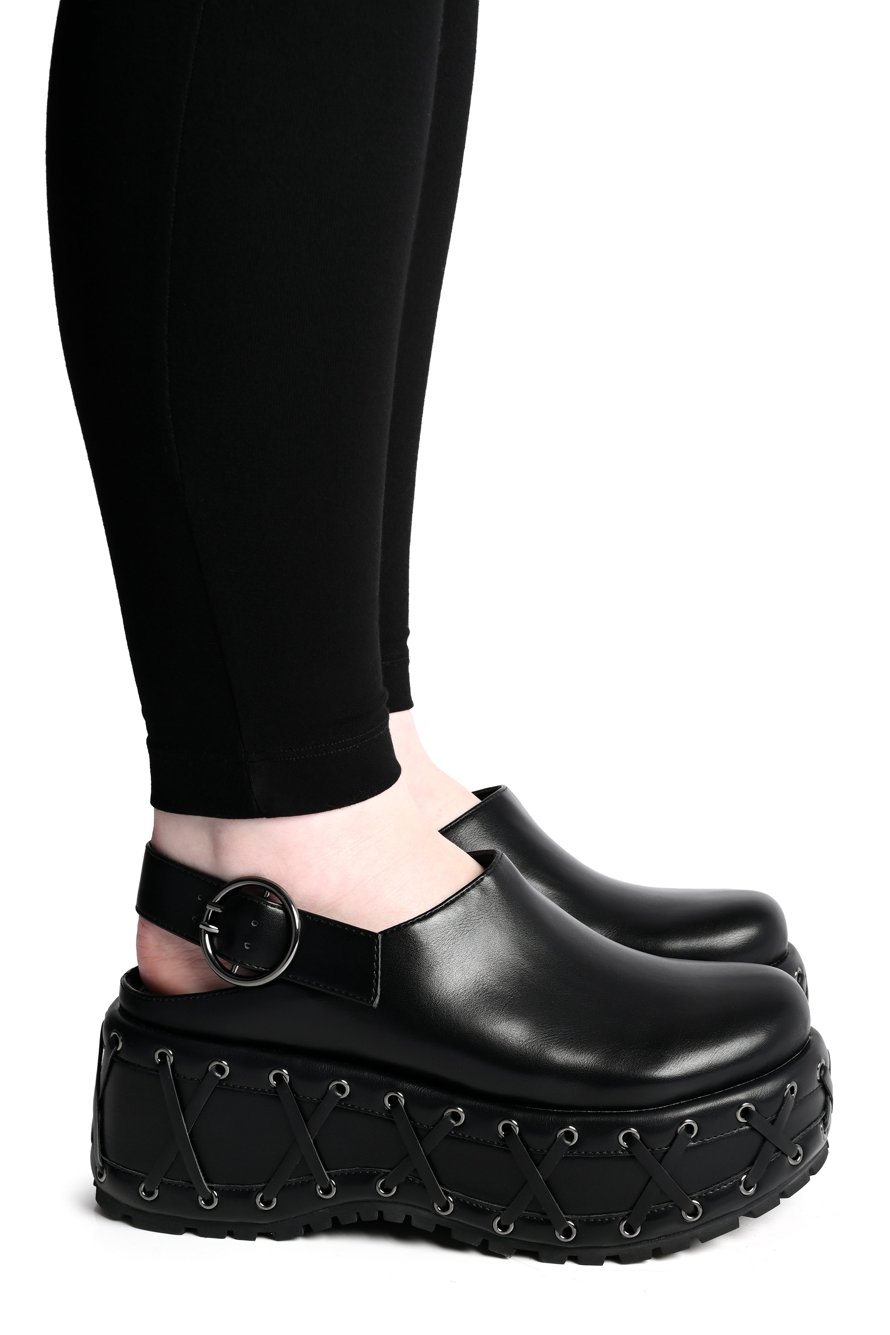 靴 CLANE PLATFORM CLOGS Corseted Platform Clogs - Size 12 left! – FOXBLOOD