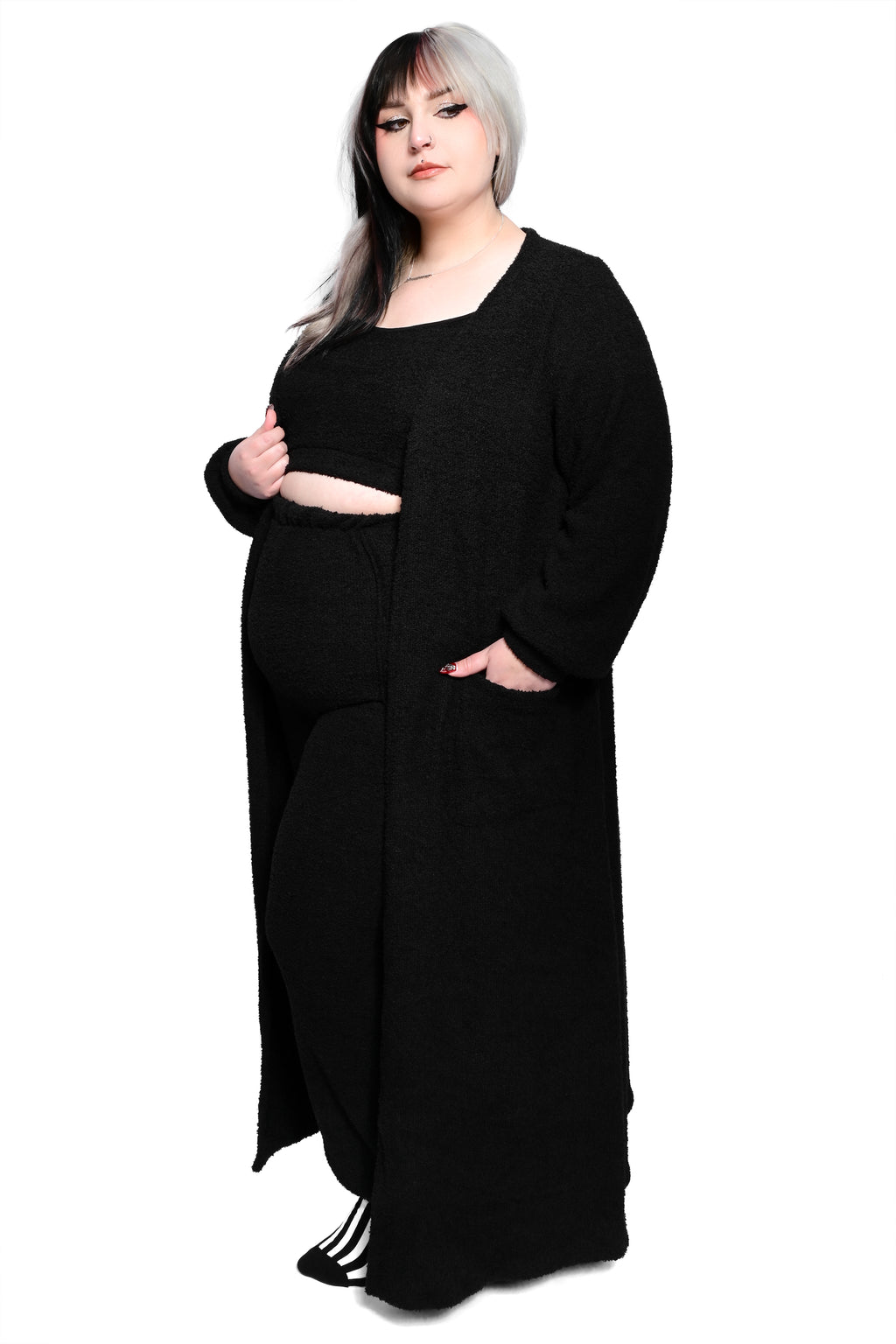 Fuzzy Teddy Lounge Duster - No Restock! – FOXBLOOD
