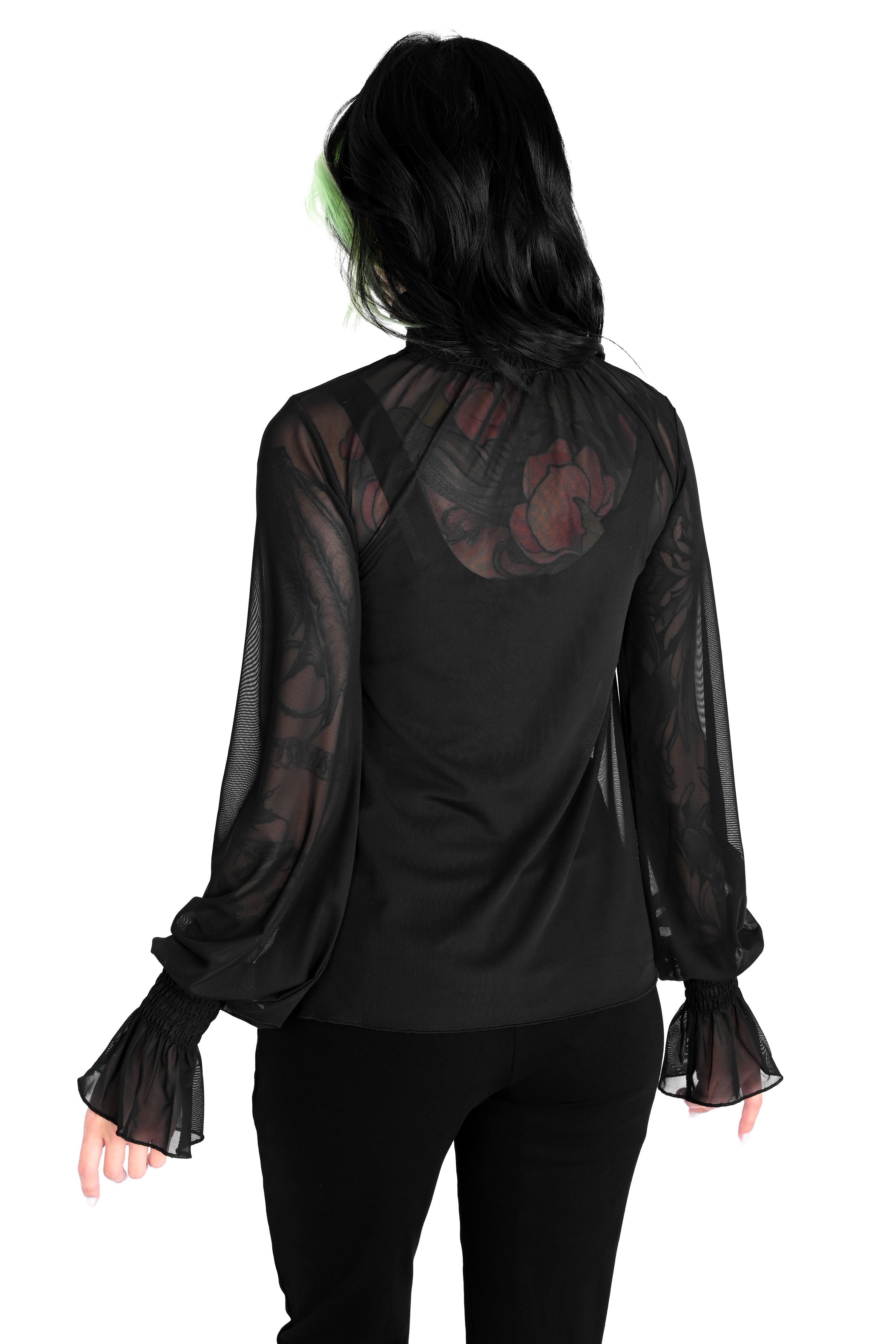 Andrea Mesh Long Sleeve Top – FOXBLOOD
