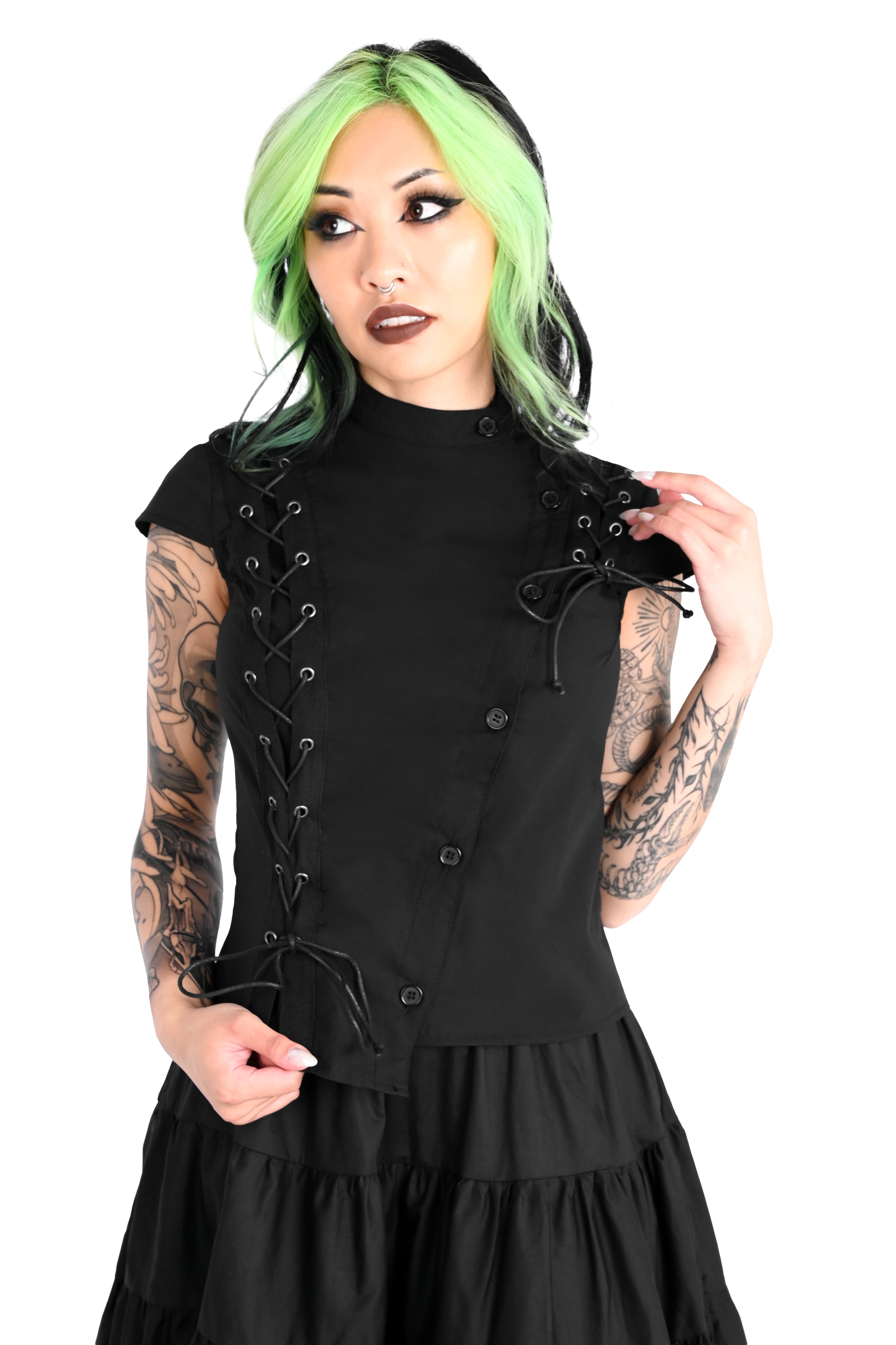 Moore Short Sleeve Top - Medium & Large left! – FOXBLOOD